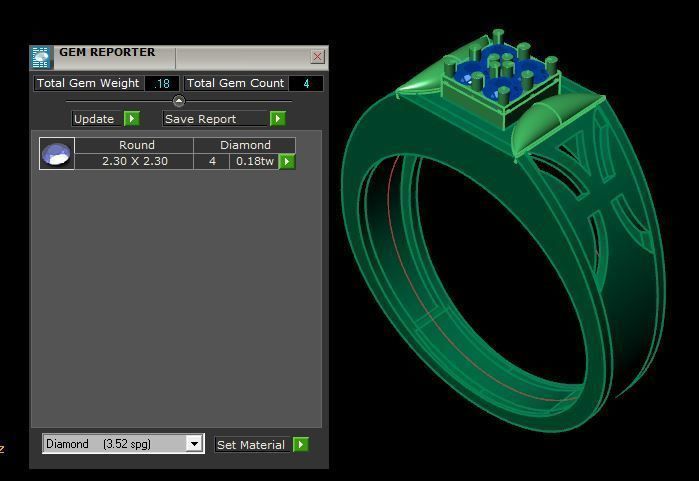 men wedding ring 3D print model_15