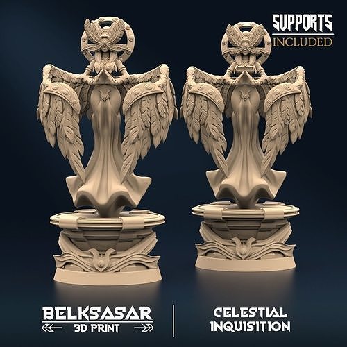 Inquisition Jury C normal and nude  3D print model