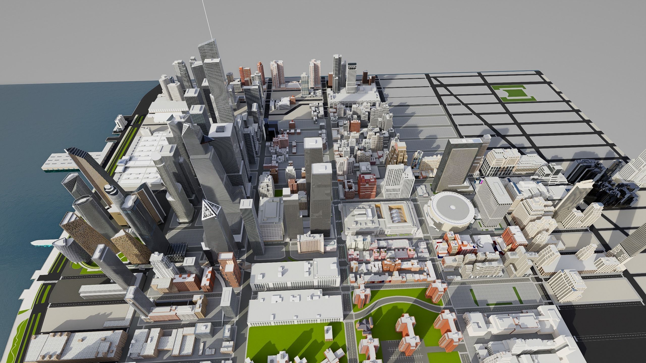 Midtown Manhattan New York 3D model_7