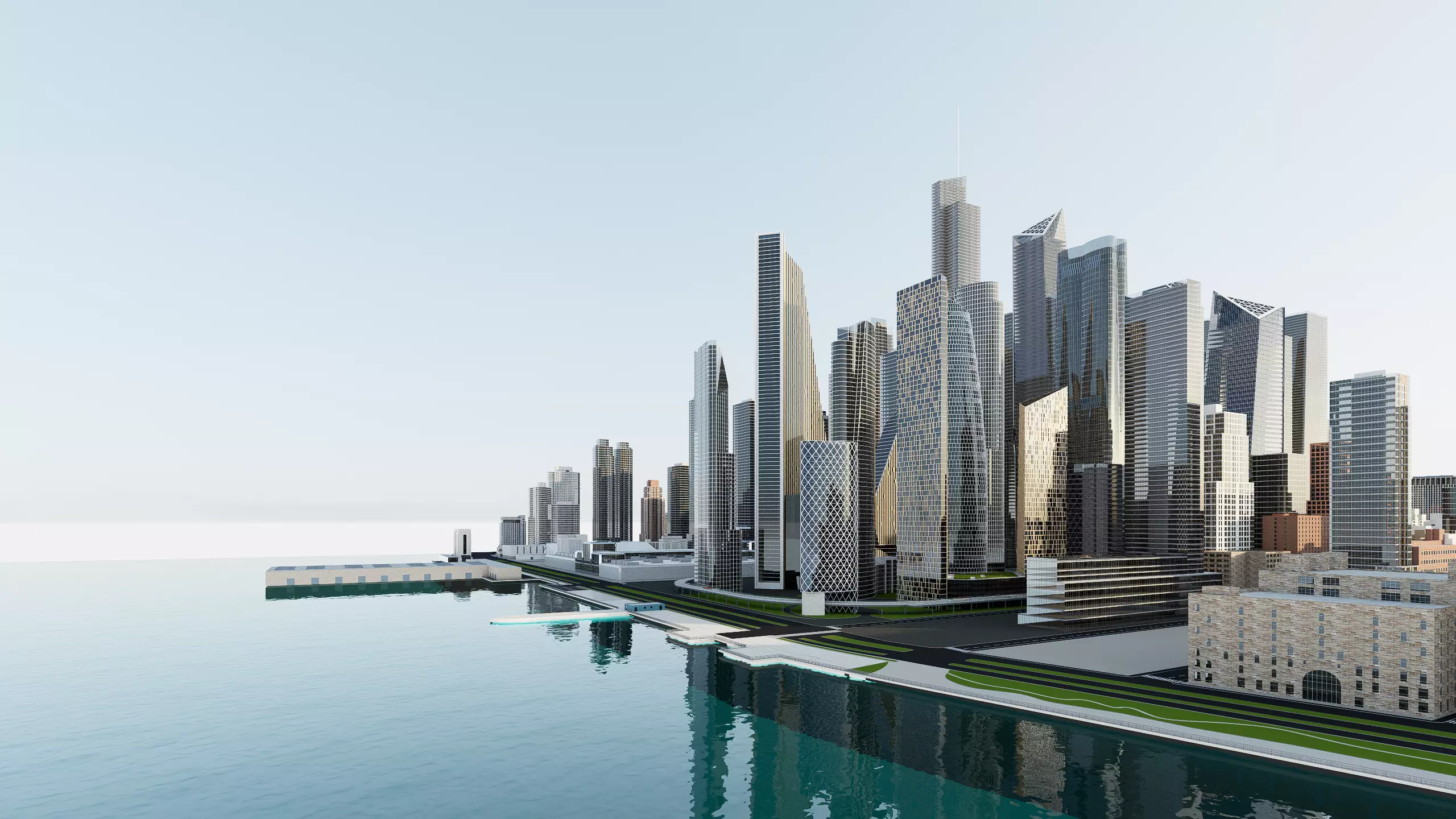 Midtown Manhattan New York 3D model_0