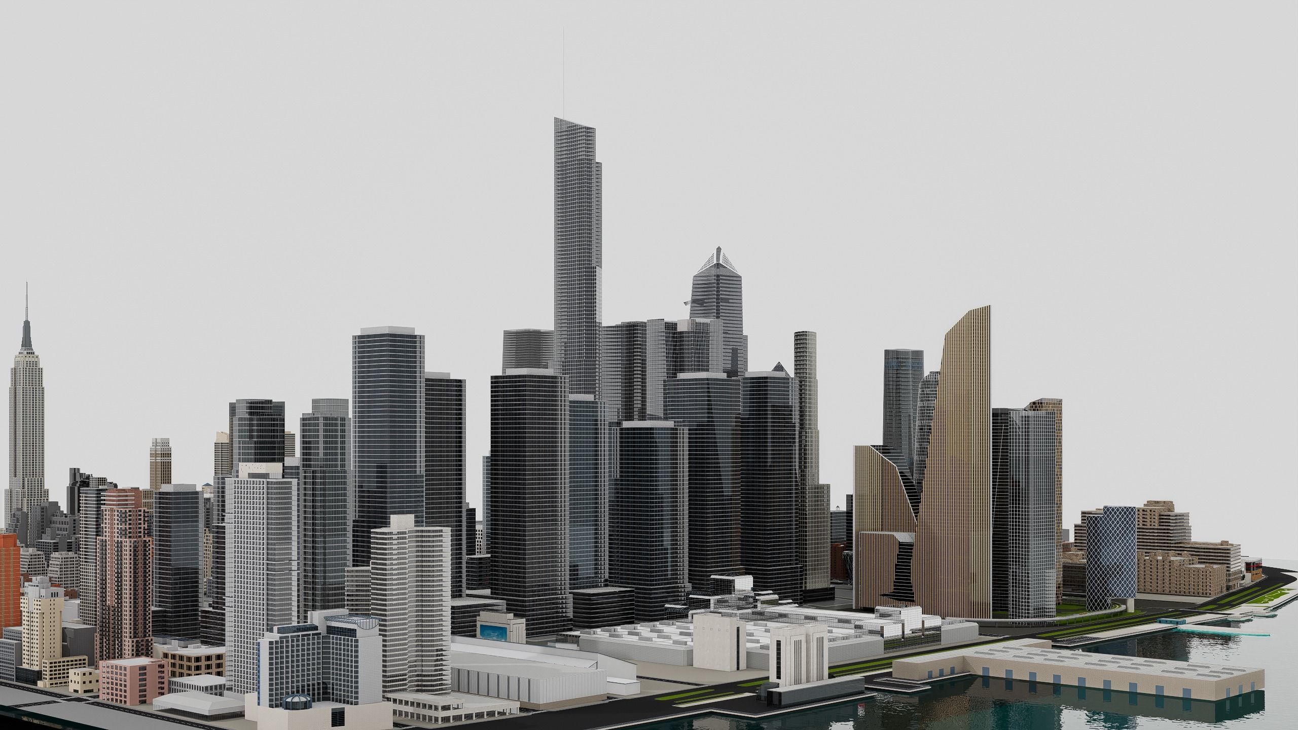 Midtown Manhattan New York 3D model_3