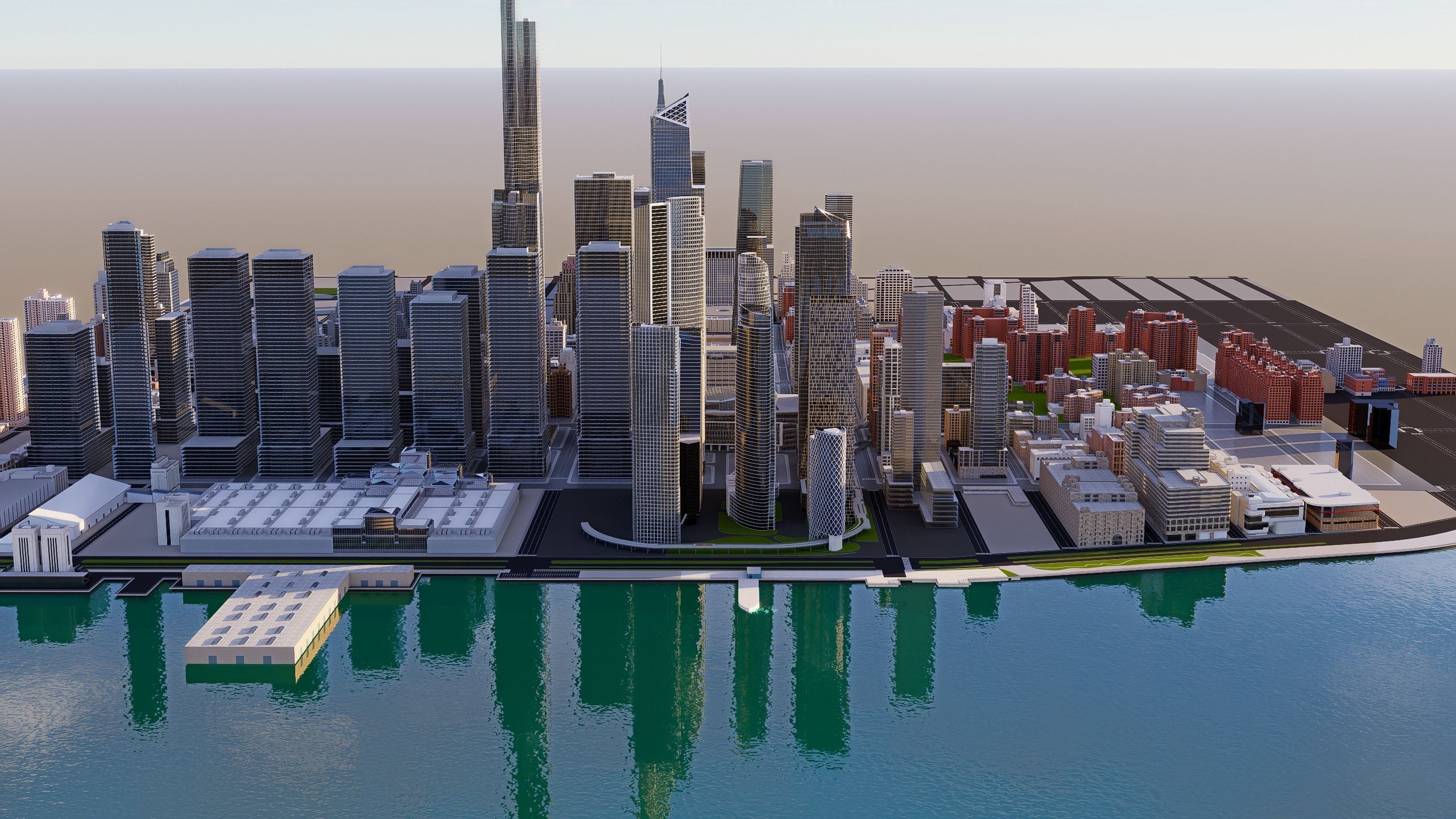 Midtown Manhattan New York 3D model_2