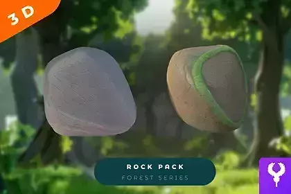 Cartoon Stylised Rock Pack