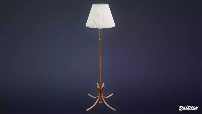 LIGHTING - Lamp Standing 11 - LOW POLY AND NANITE