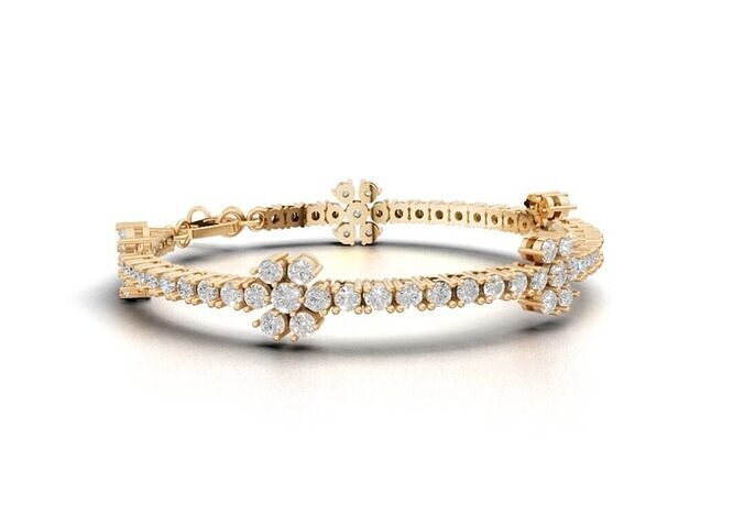 Diamond Bracelet 3D print model