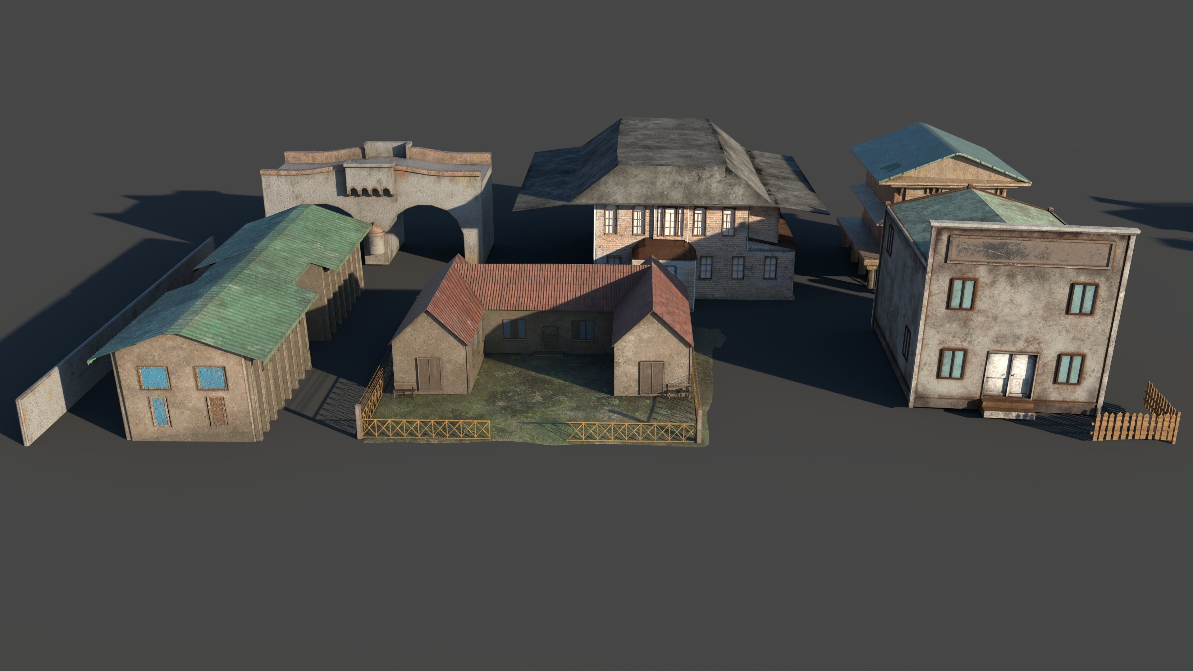  Game assets pack 3D model_10