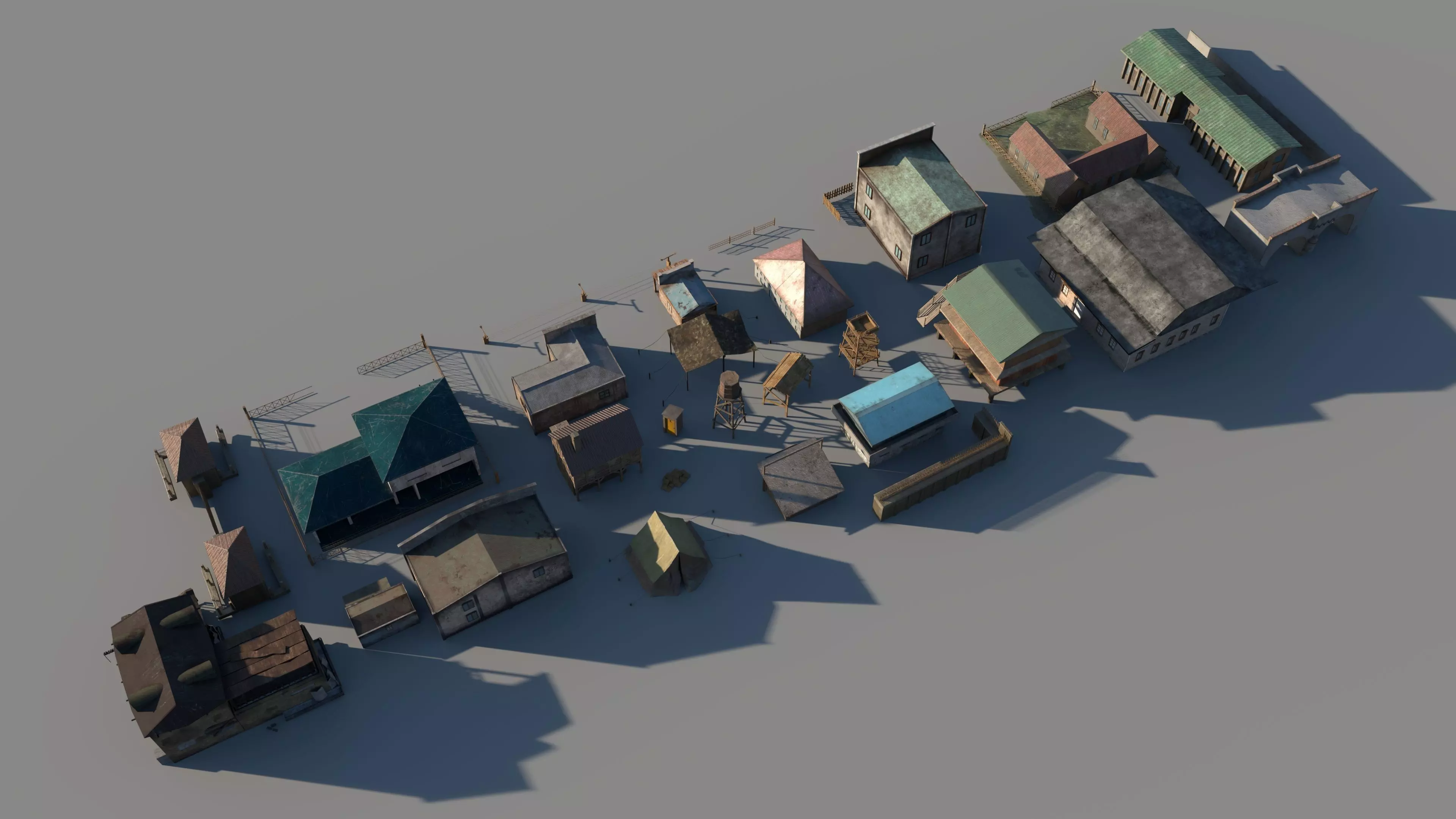  Game assets pack 3D model_0