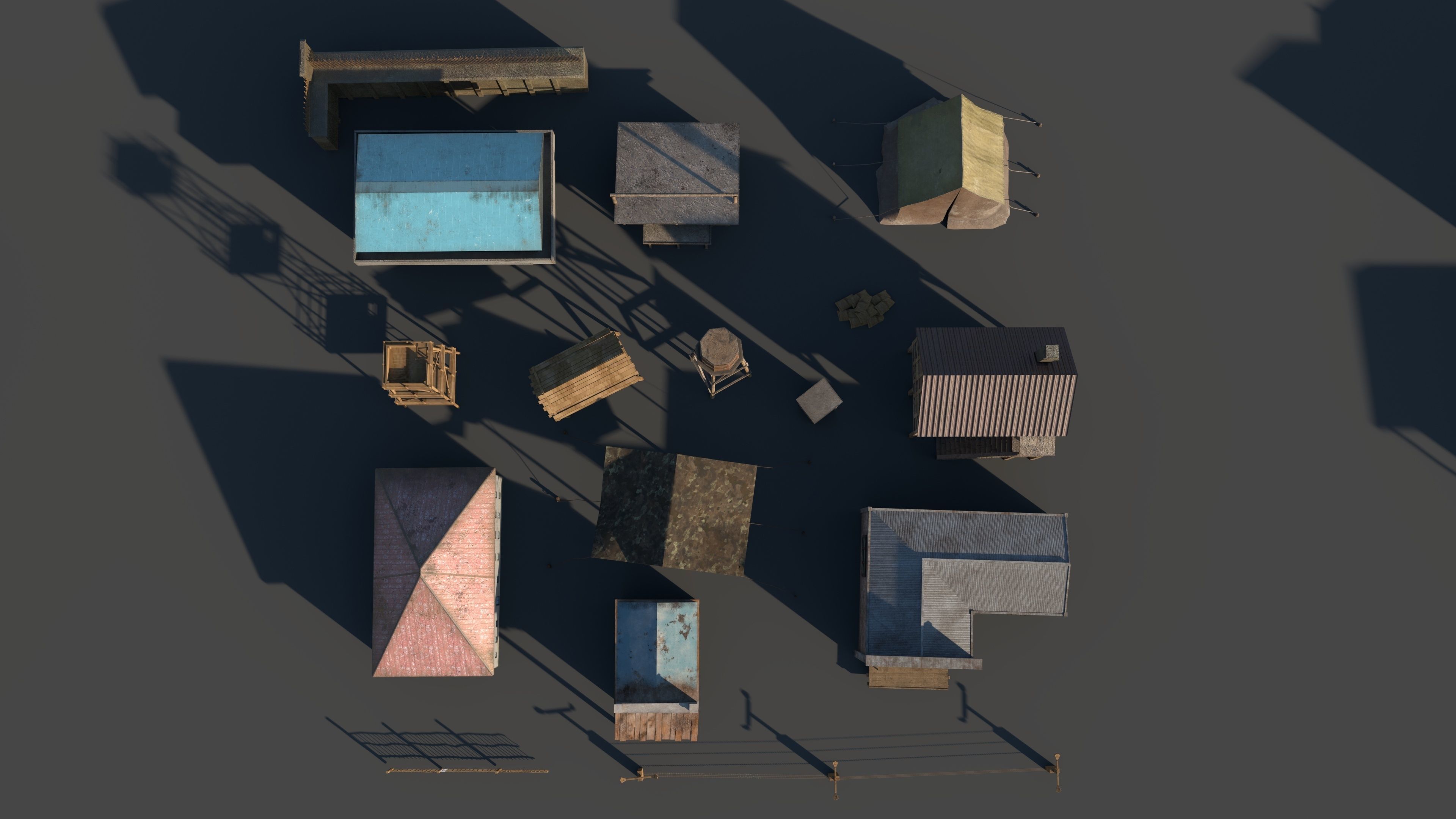  Game assets pack 3D model_11