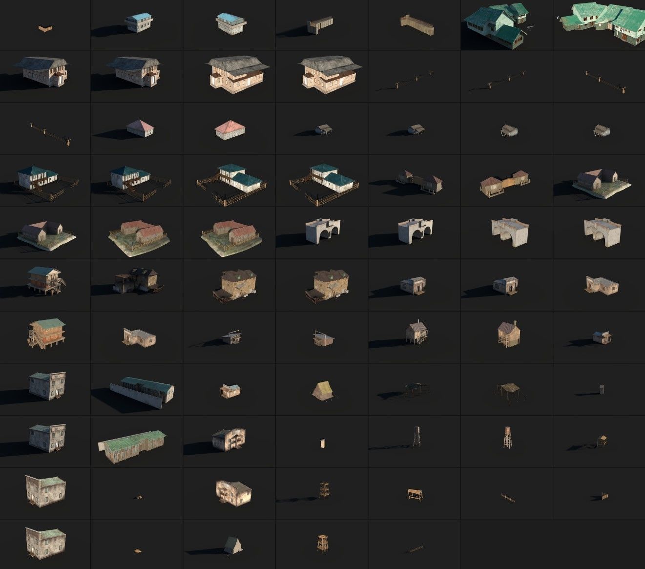  Game assets pack 3D model_2