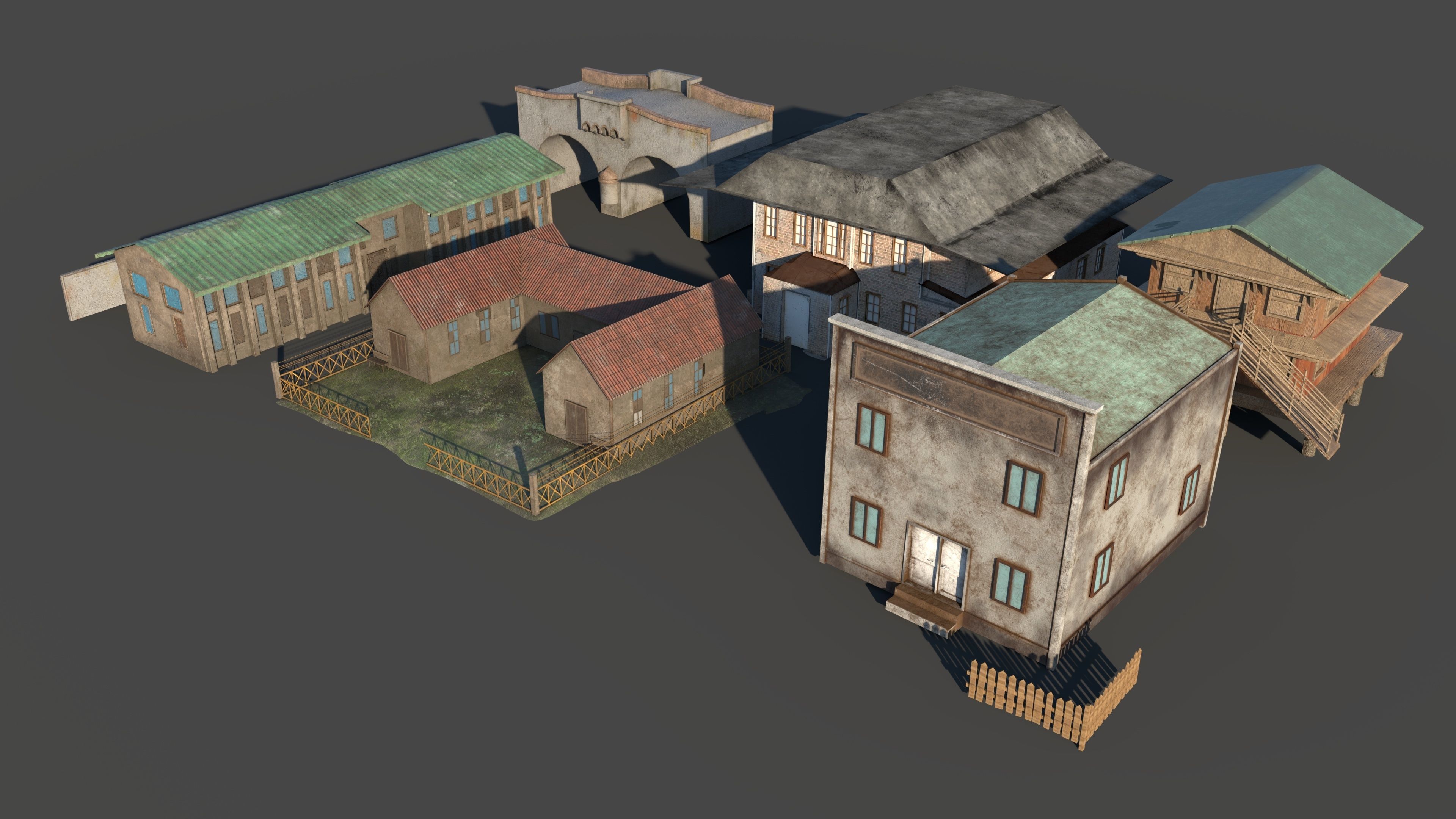  Game assets pack 3D model_9