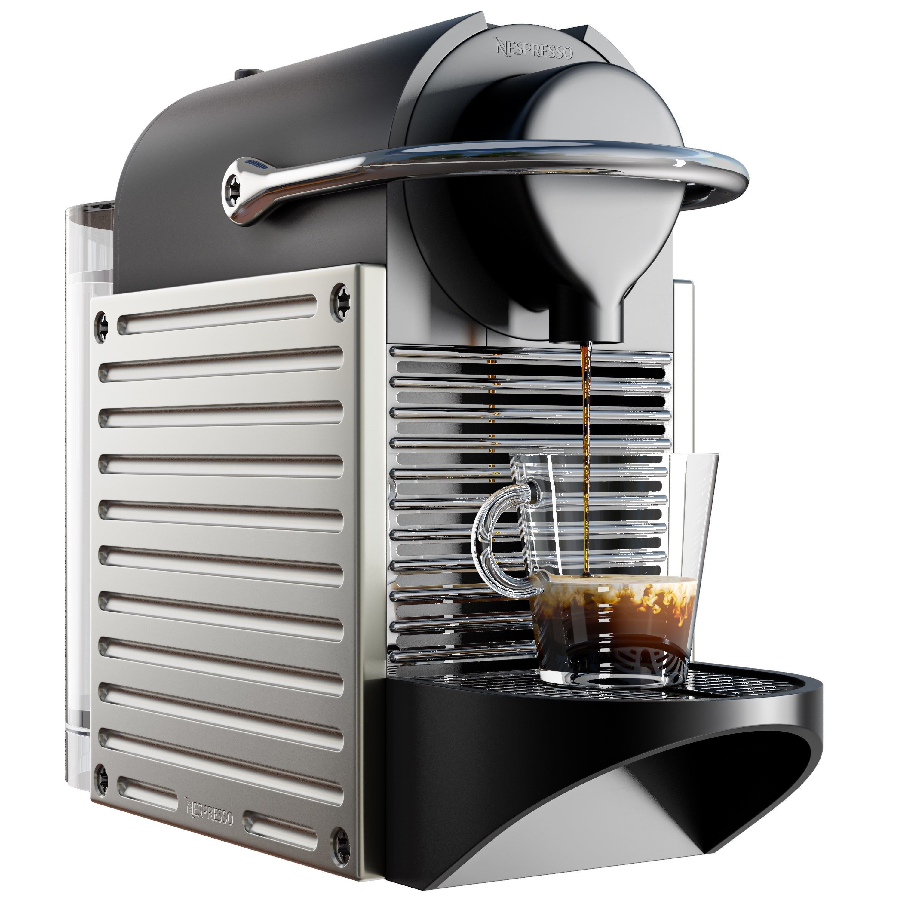 Nespresso machine Pixie Low-poly 3D model_7