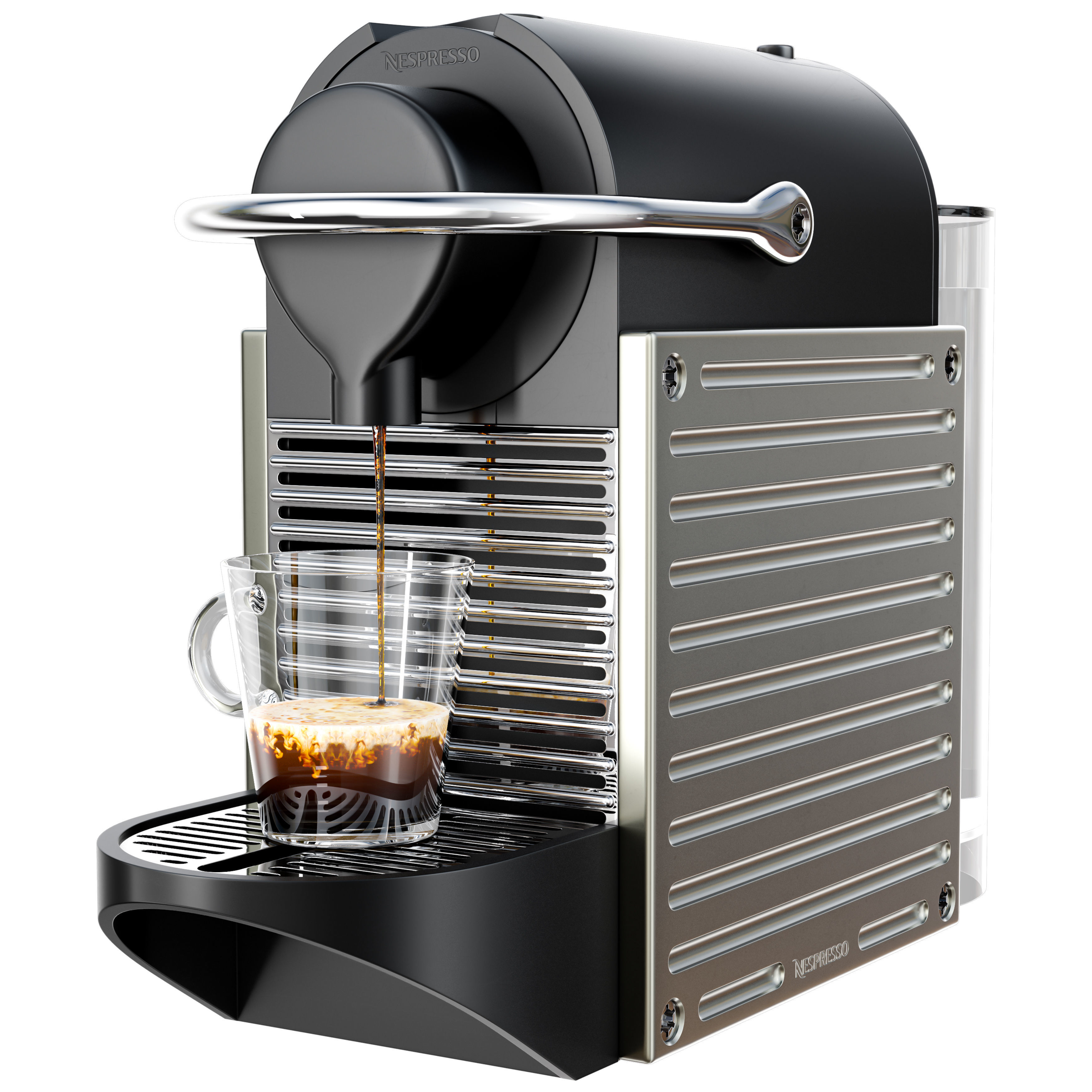 Nespresso machine Pixie Low-poly 3D model_4
