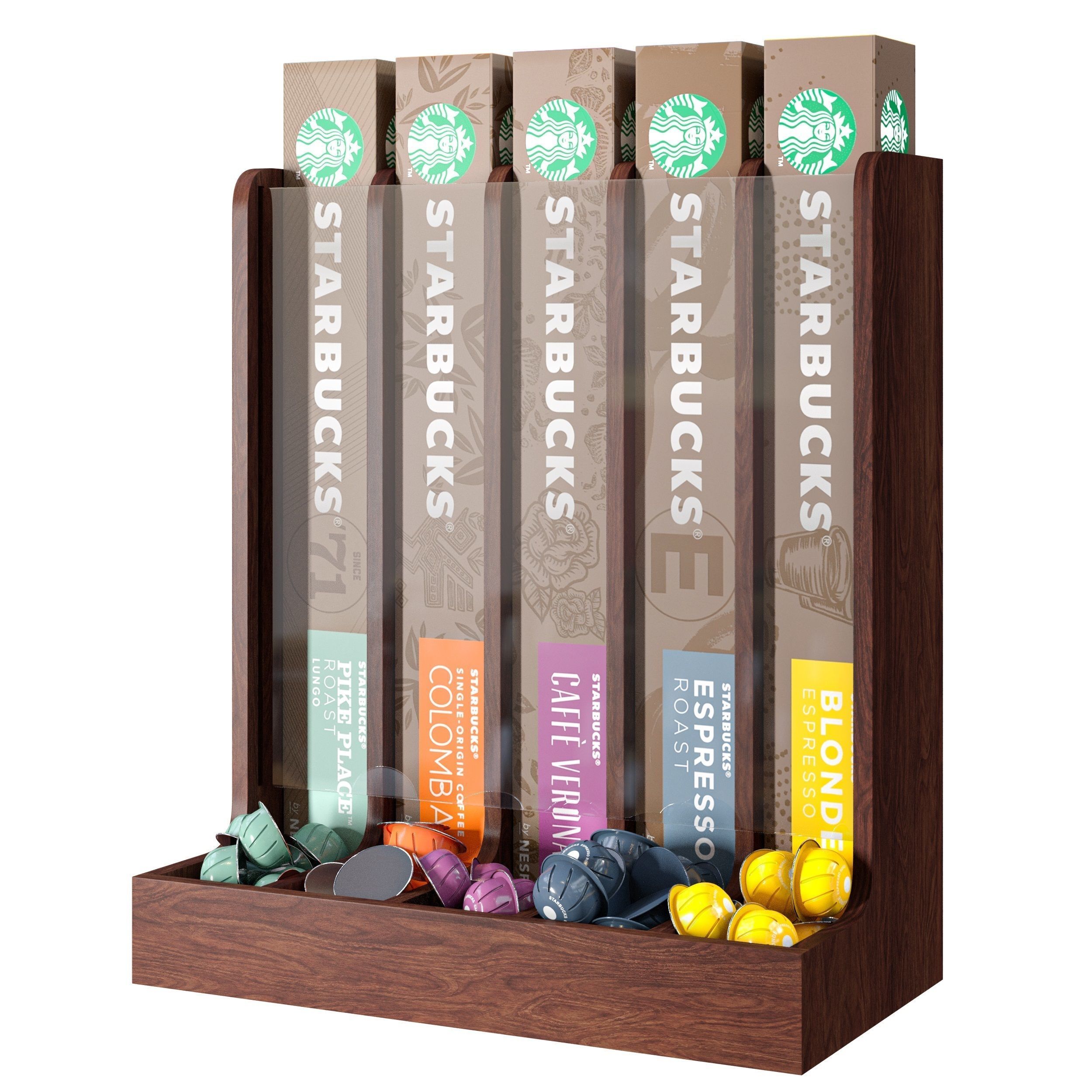 Nespresso machine Pixie Low-poly 3D model_11