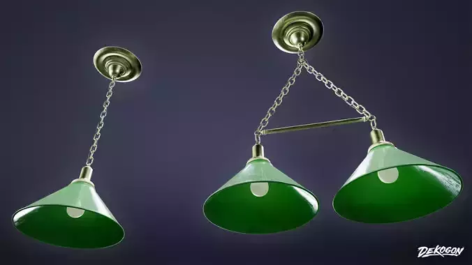 LIGHTING - Light Hanging 15 - LOW POLY AND NANITE
