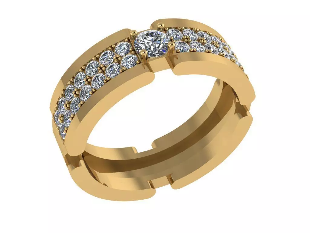 Diamond Rings Free 3D print model