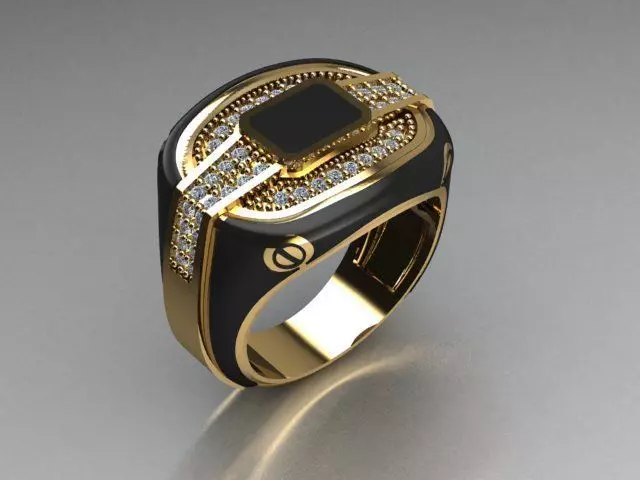 men ring 3D print model