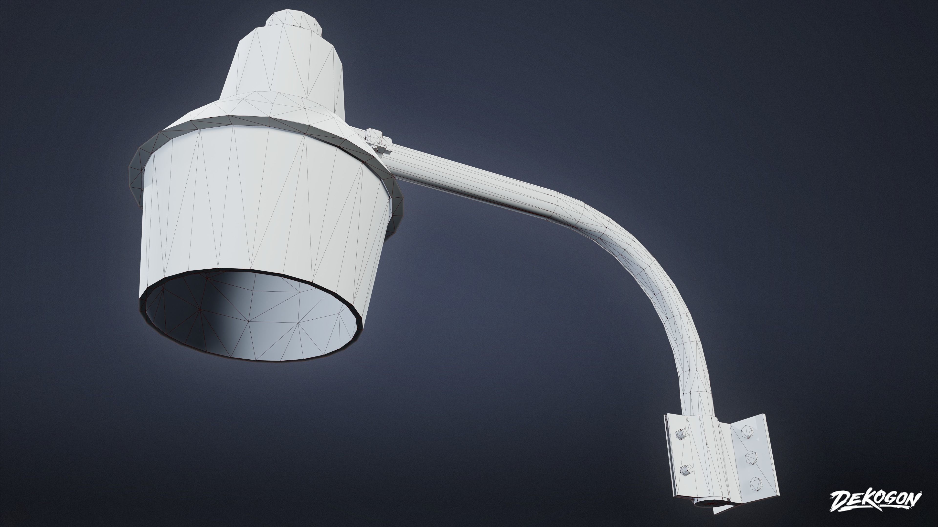 LIGHTING - Light Industrial Set 13 - LOW POLY AND NANITE Low-poly 3D model_13