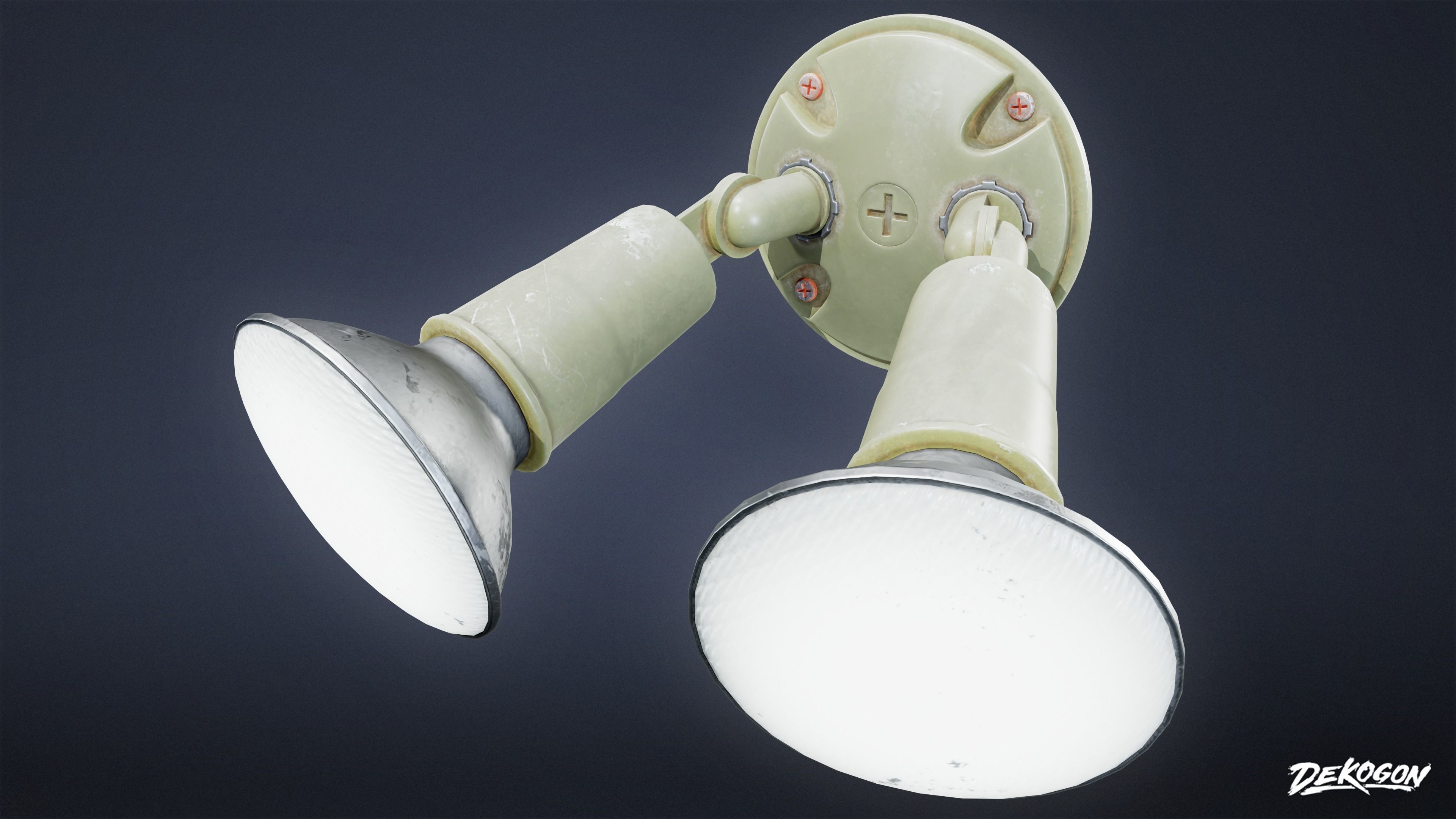 LIGHTING - Light Industrial Set 13 - LOW POLY AND NANITE Low-poly 3D model_4