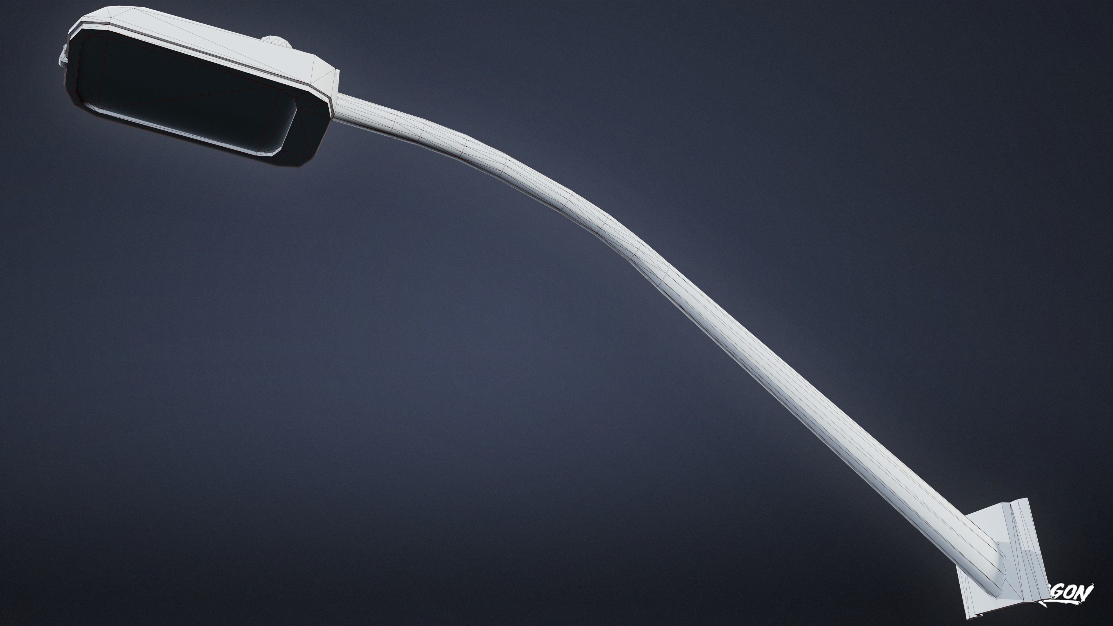 LIGHTING - Light Industrial Set 13 - LOW POLY AND NANITE Low-poly 3D model_14