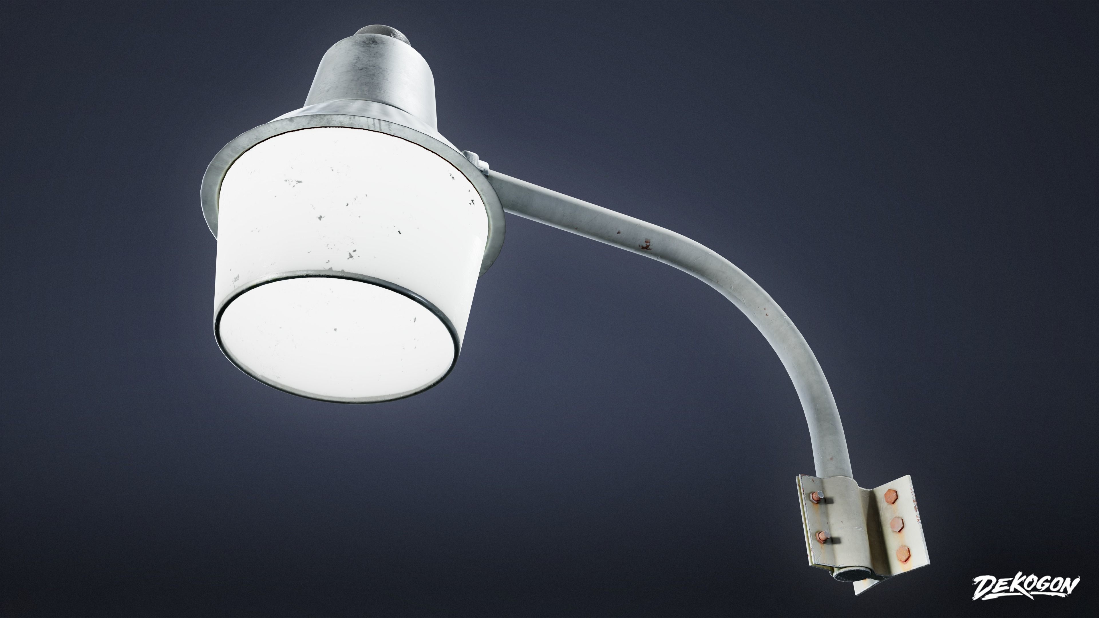 LIGHTING - Light Industrial Set 13 - LOW POLY AND NANITE Low-poly 3D model_9