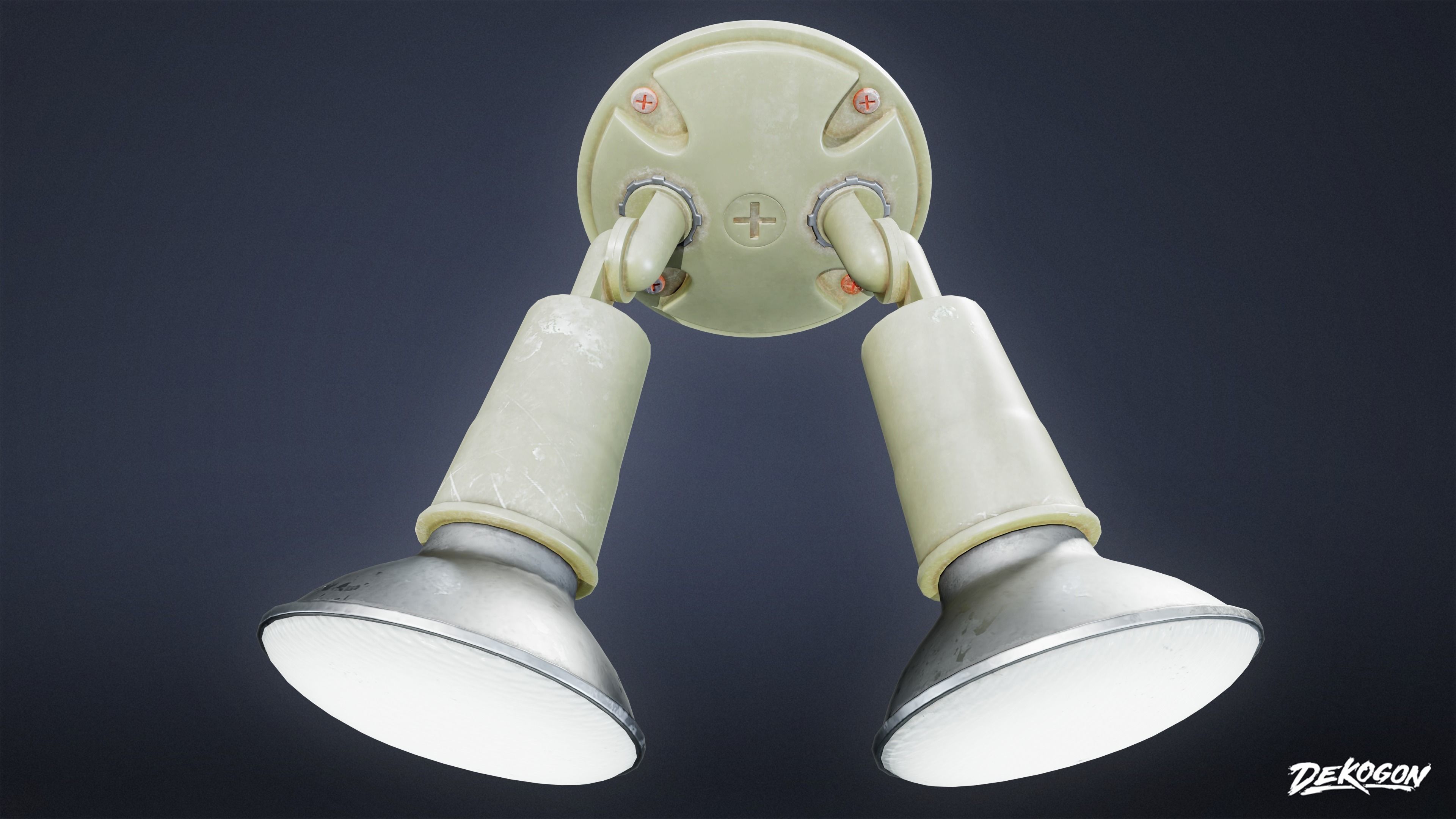 LIGHTING - Light Industrial Set 13 - LOW POLY AND NANITE Low-poly 3D model_5