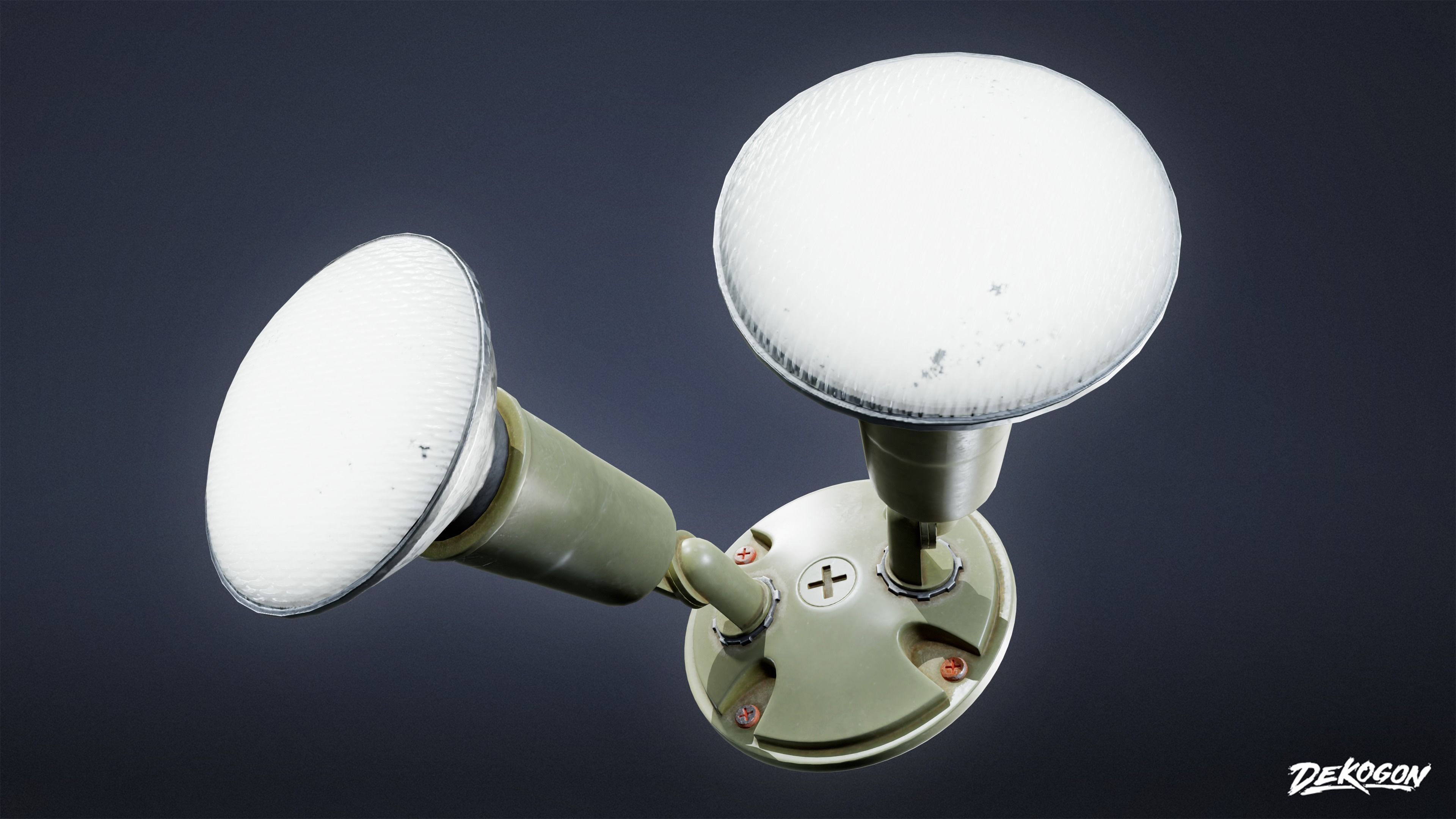 LIGHTING - Light Industrial Set 13 - LOW POLY AND NANITE Low-poly 3D model_3