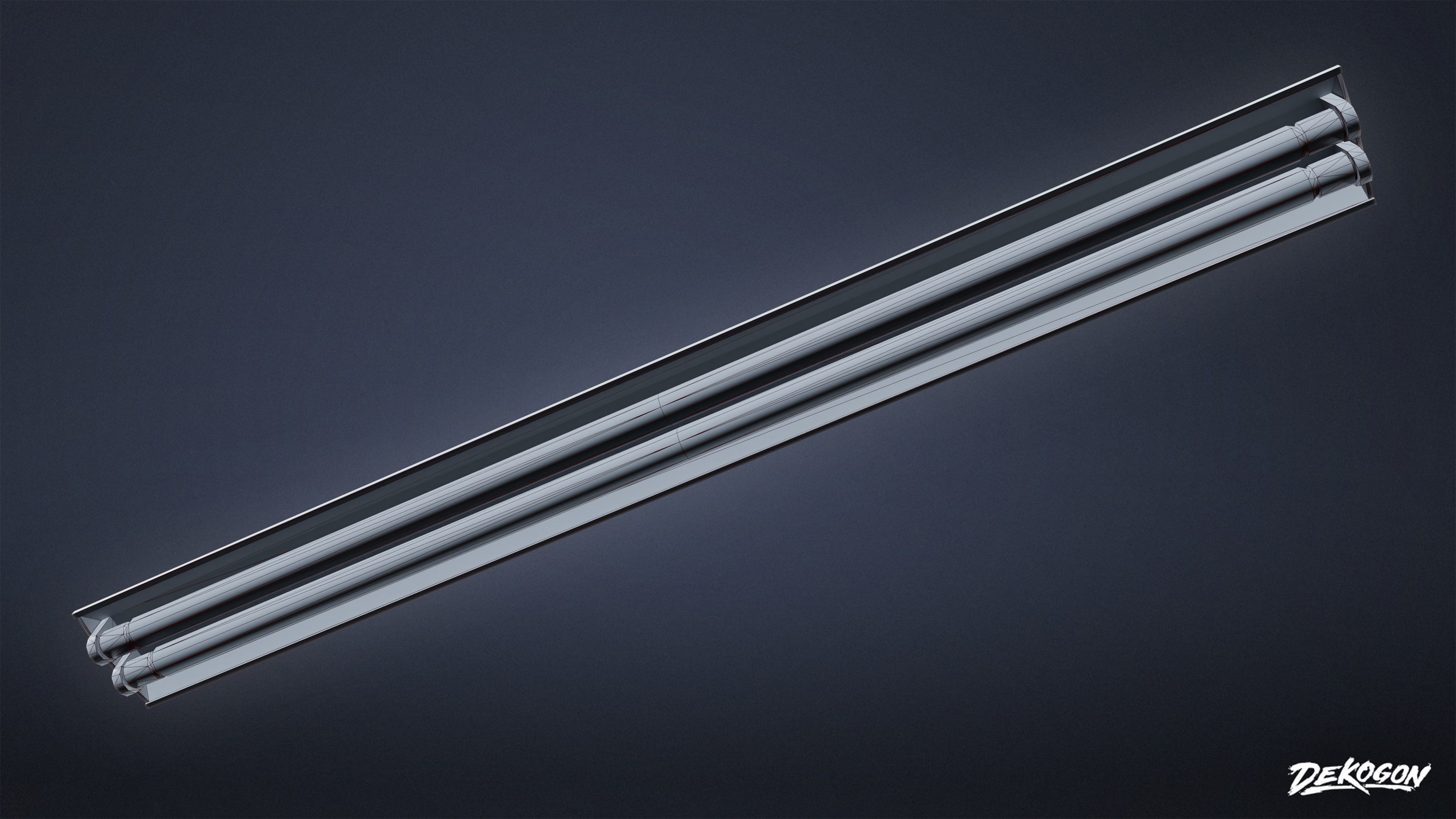 LIGHTING - Light Industrial Set 13 - LOW POLY AND NANITE Low-poly 3D model_12