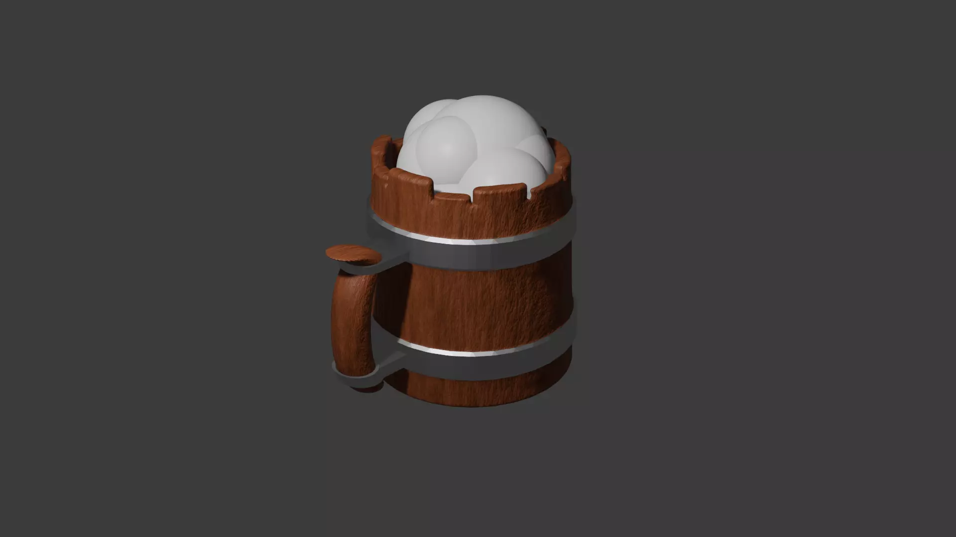 cup of beer 3D model_0