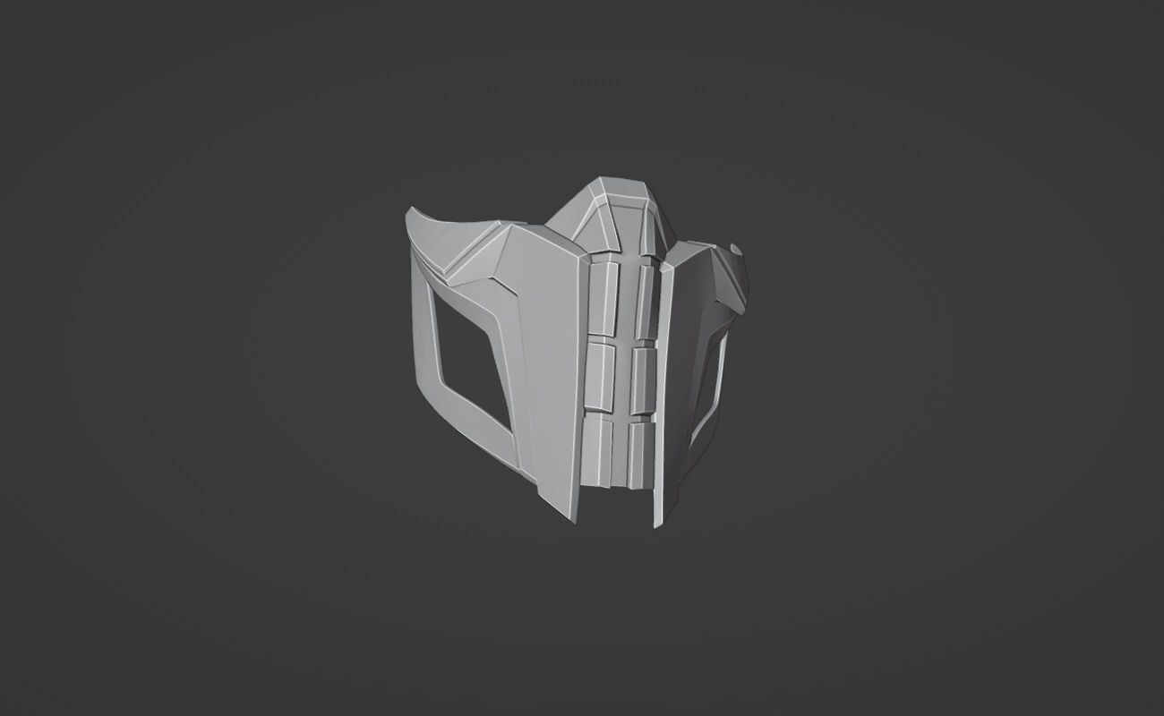 Sub Zero mask from Mortal Kombat 11 - Endless Winter 3D print model_9