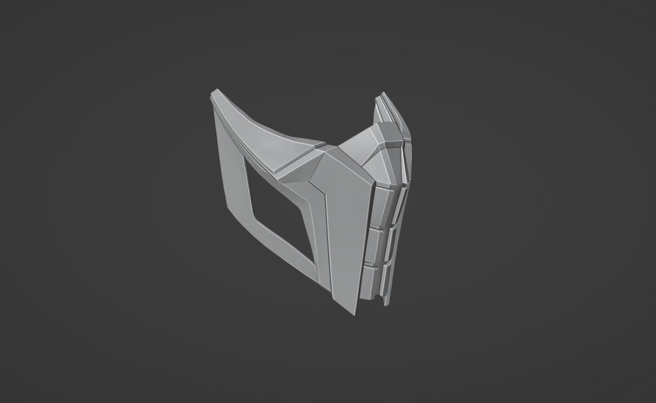 Sub Zero mask from Mortal Kombat 11 - Endless Winter 3D print model_7