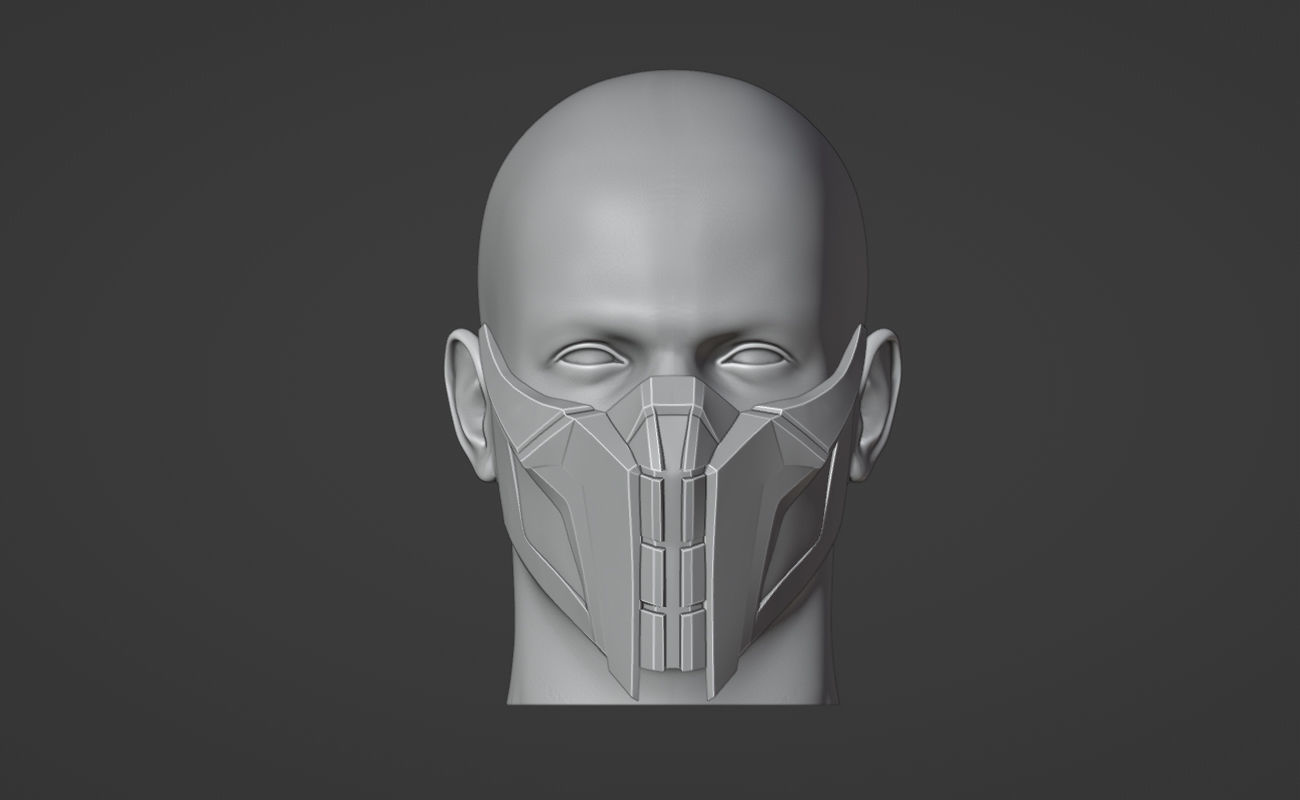 Sub Zero mask from Mortal Kombat 11 - Endless Winter 3D print model_1