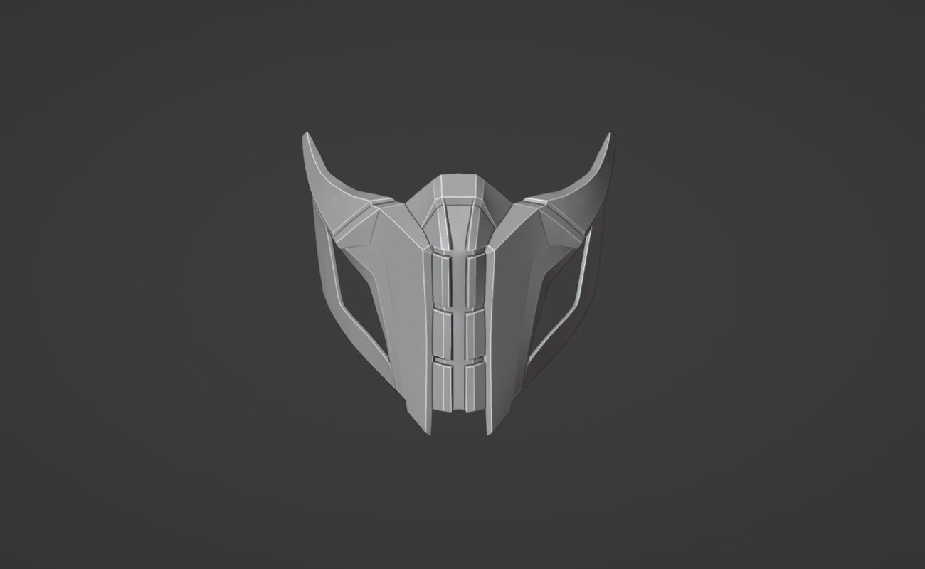 Sub Zero mask from Mortal Kombat 11 - Endless Winter 3D print model_4