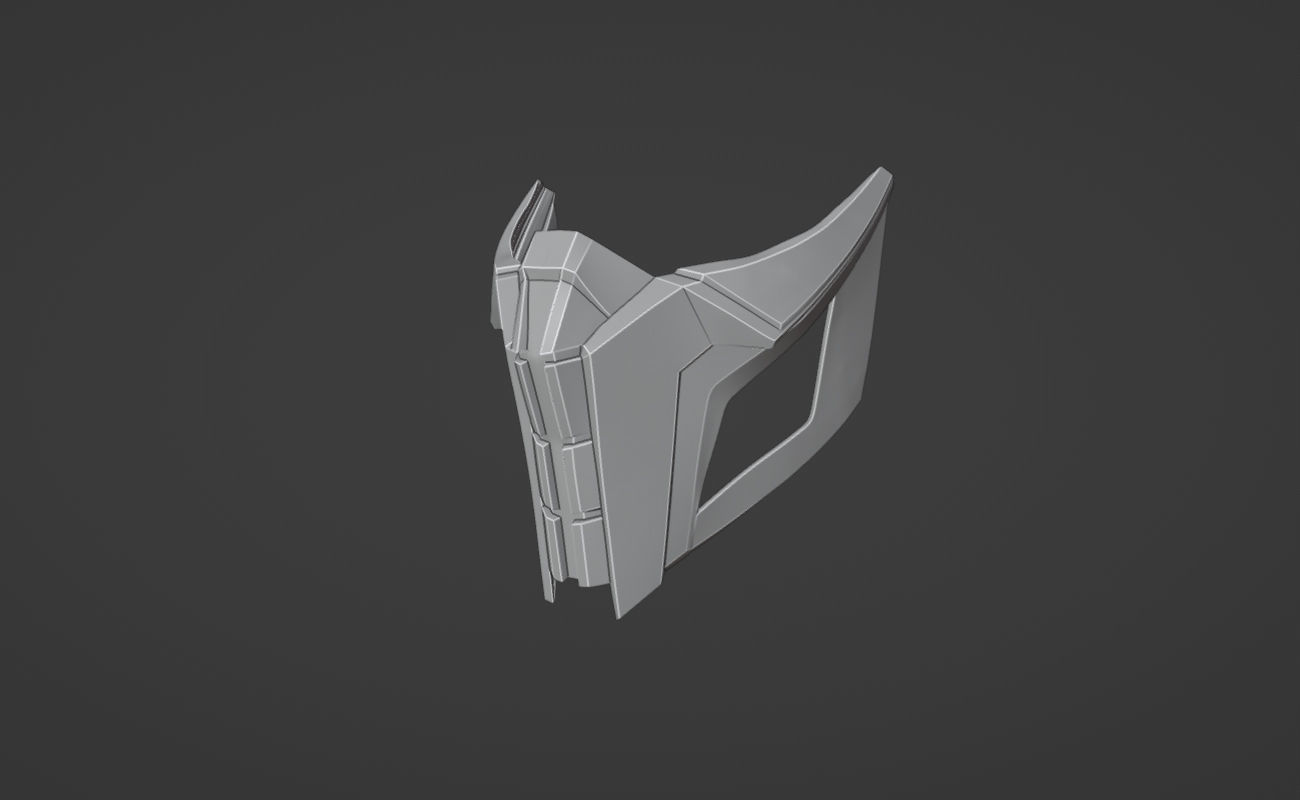 Sub Zero mask from Mortal Kombat 11 - Endless Winter 3D print model_6