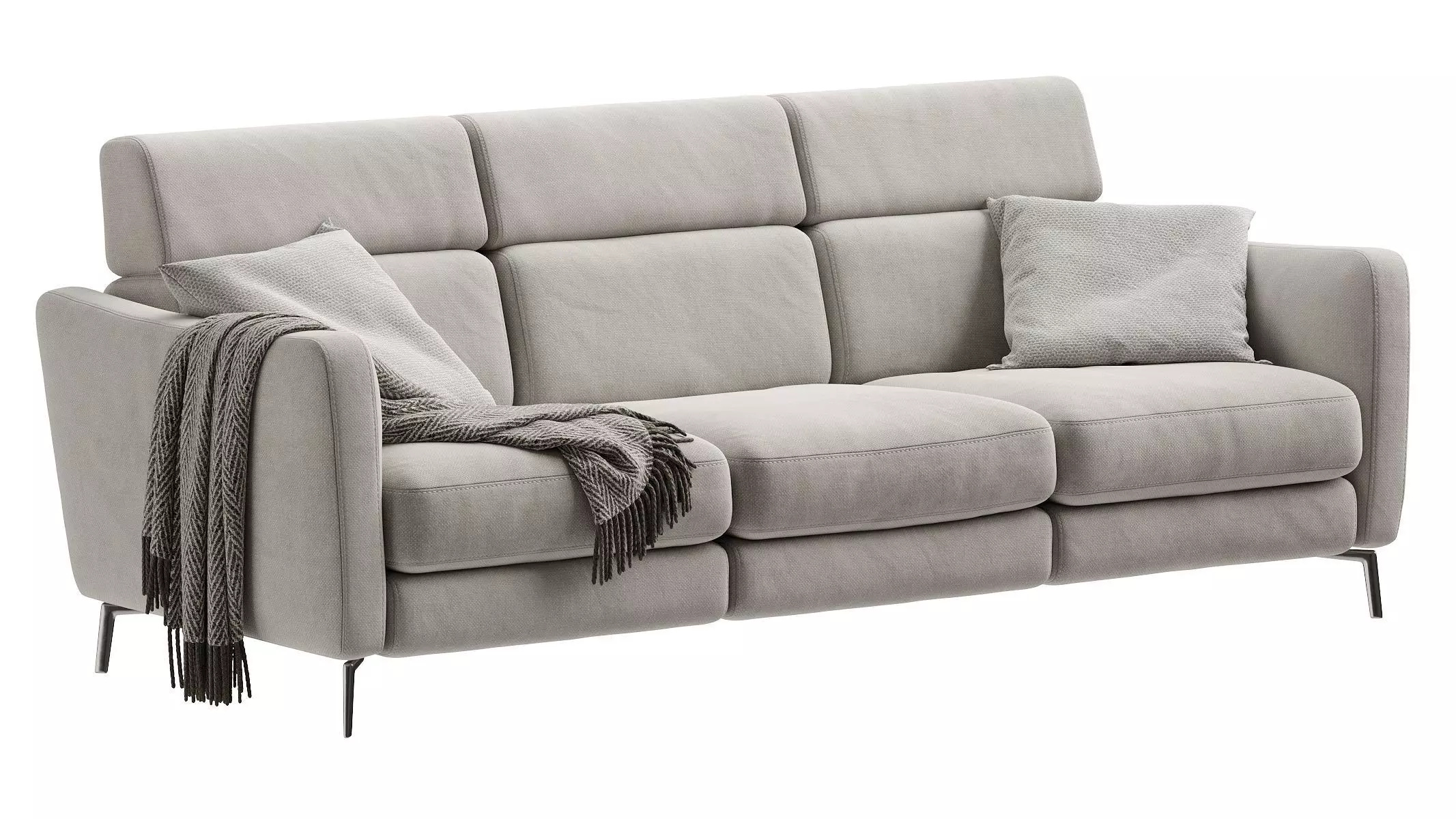 Natuzzi Greg C200 Sofa 3D model_0