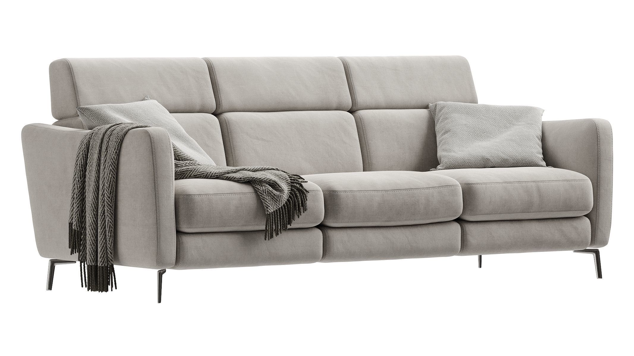 Natuzzi Greg C200 Sofa 3D model_4