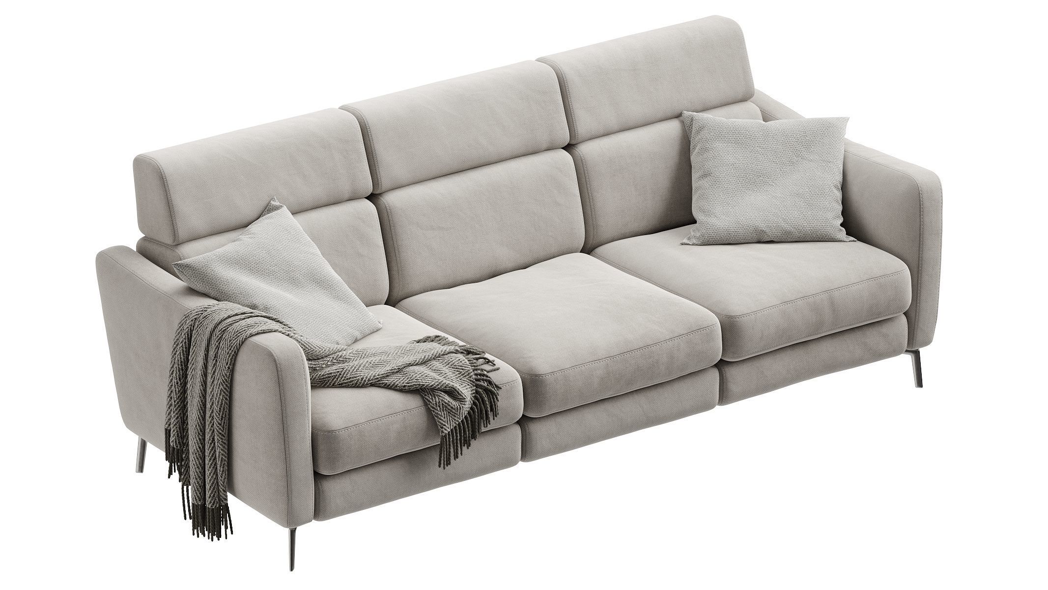 Natuzzi Greg C200 Sofa 3D model_6