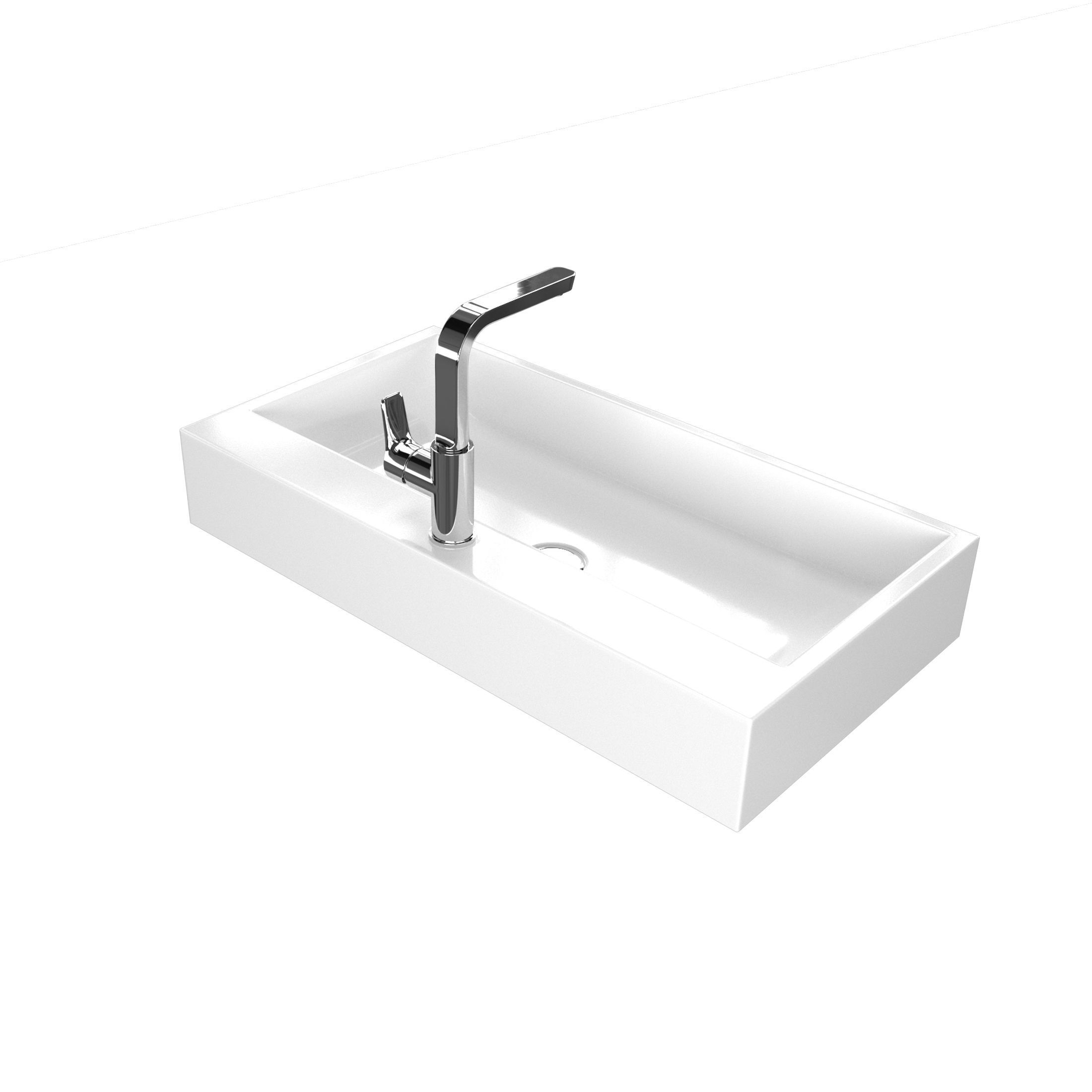 Varna Washbasin Sink with Tap Cristina Rubinetterie  3D model_13