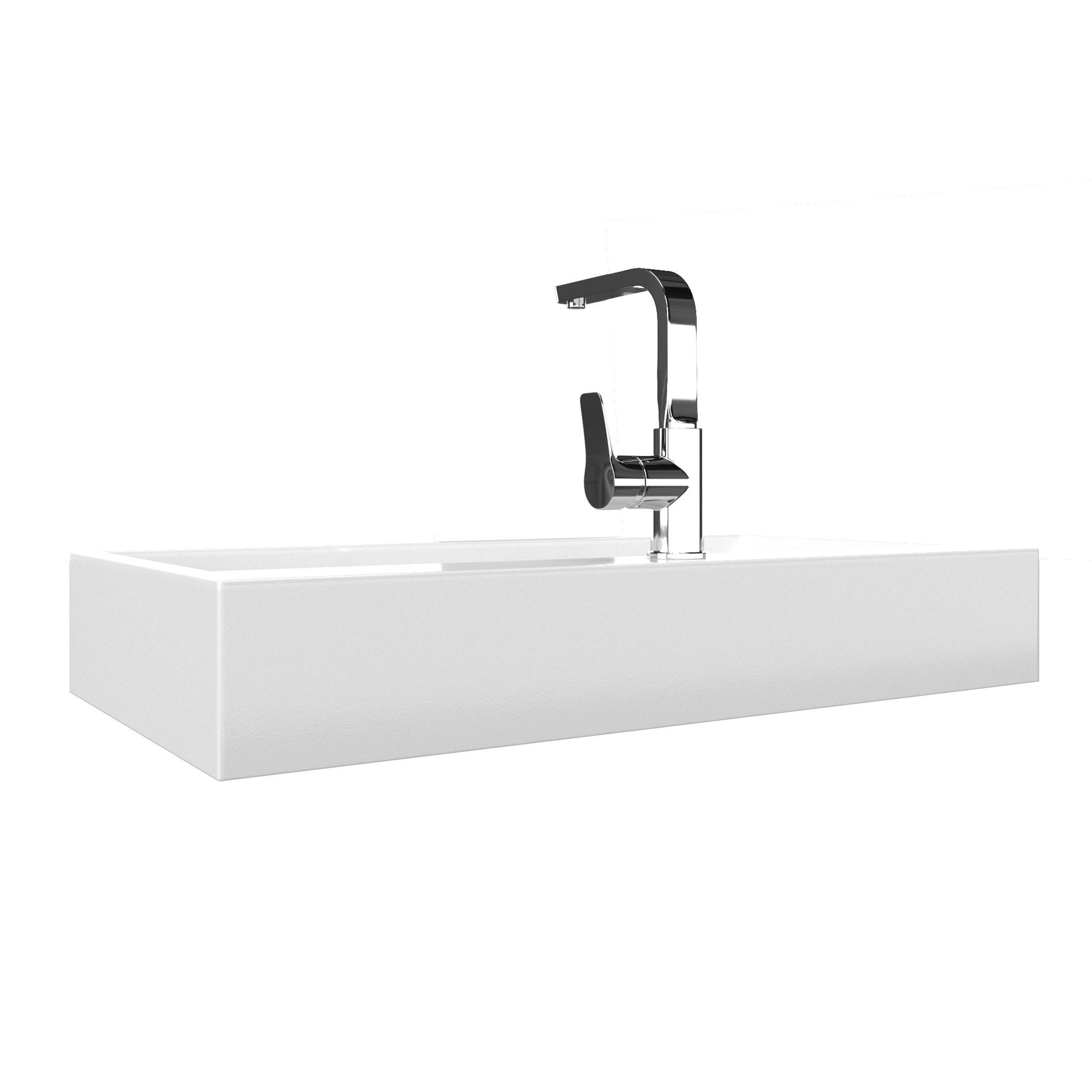 Varna Washbasin Sink with Tap Cristina Rubinetterie  3D model_4