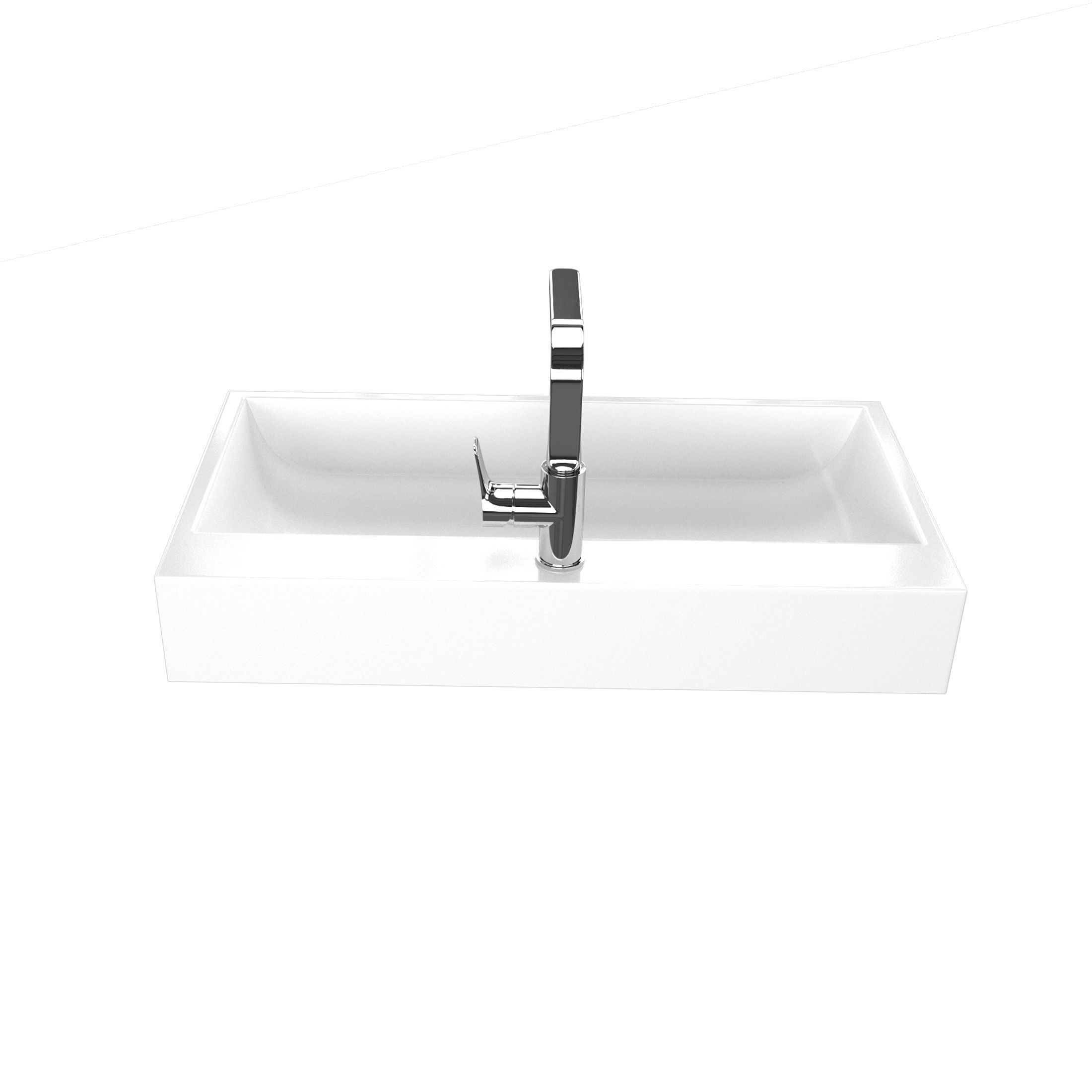Varna Washbasin Sink with Tap Cristina Rubinetterie  3D model_12