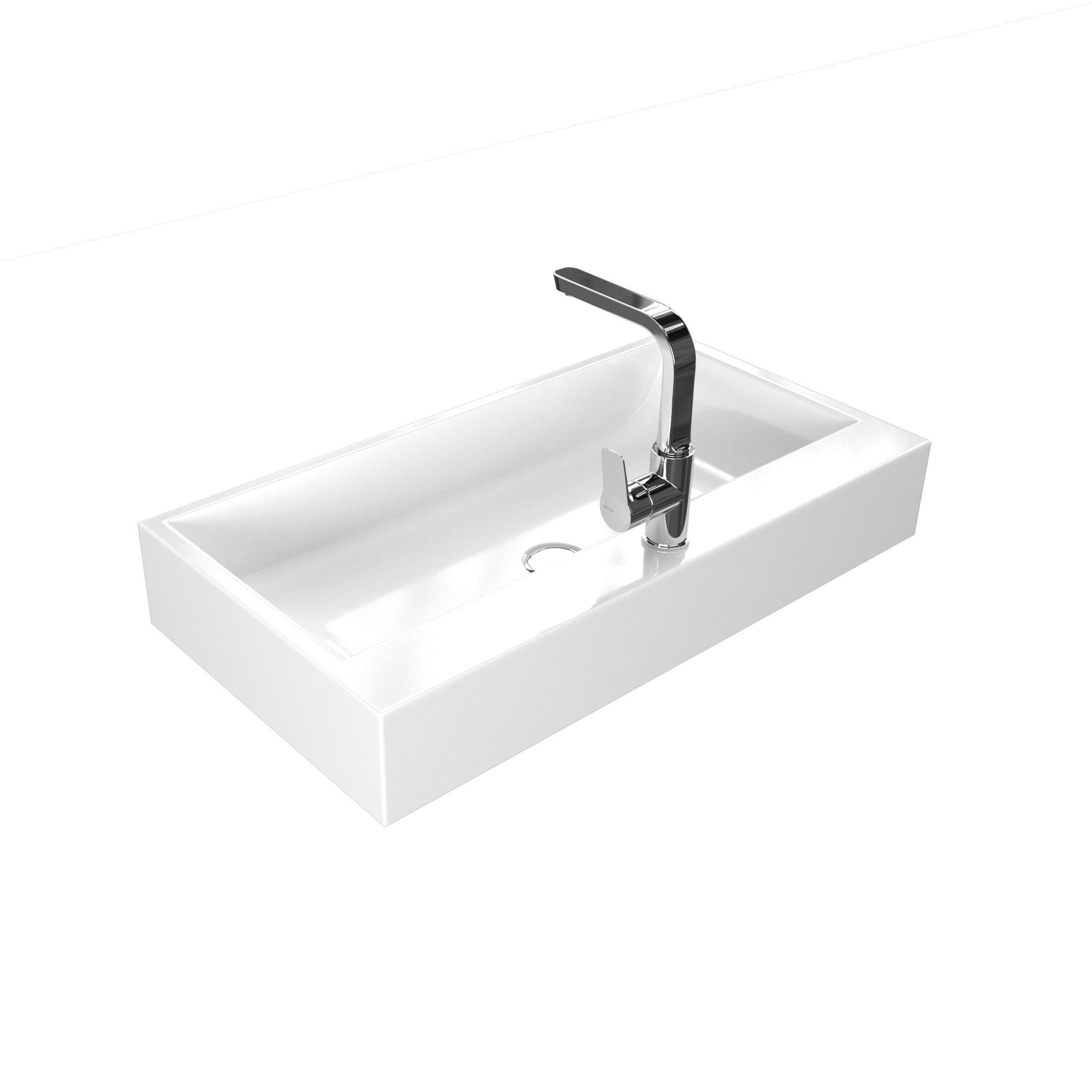 Varna Washbasin Sink with Tap Cristina Rubinetterie  3D model_11