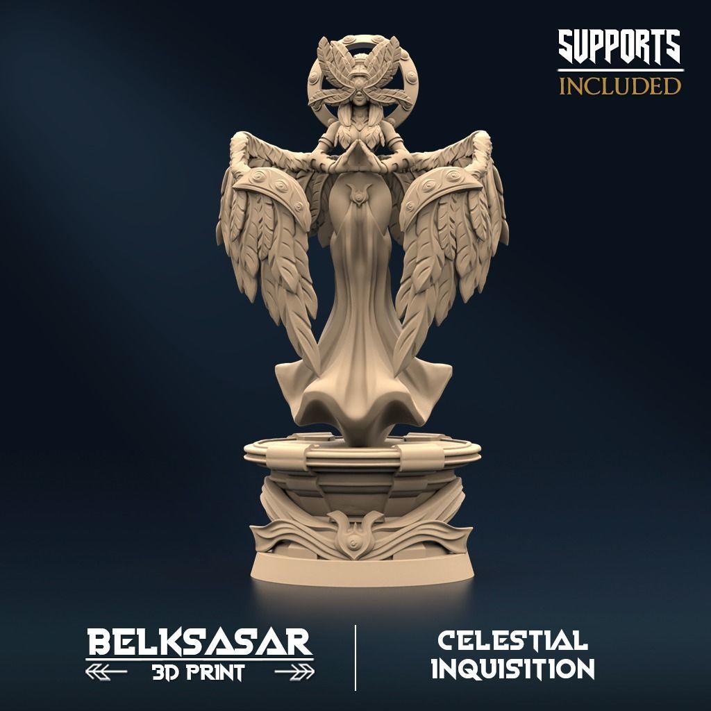 Inquisition Jury Set x4 Normal and Nude 3D print model_7