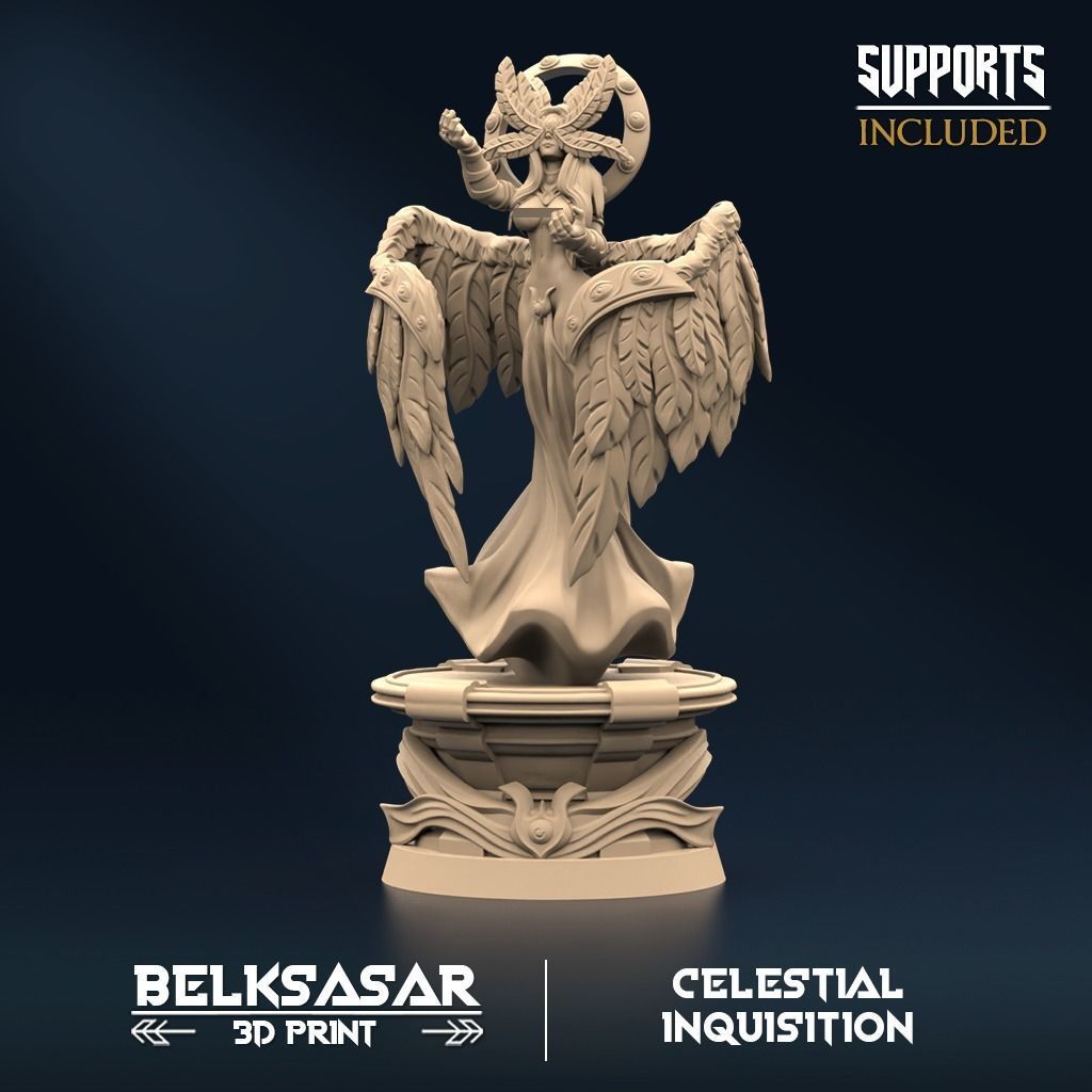 Inquisition Jury Set x4 Normal and Nude 3D print model_1