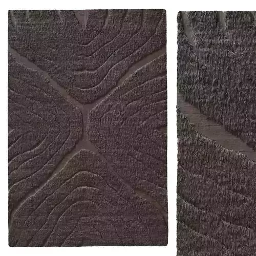 TARRAS WOOL RUG Mochaccino