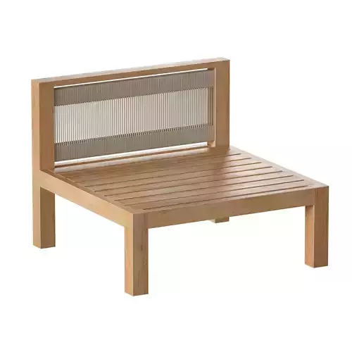 Wooden Outdoor Furniture Lounge Chair