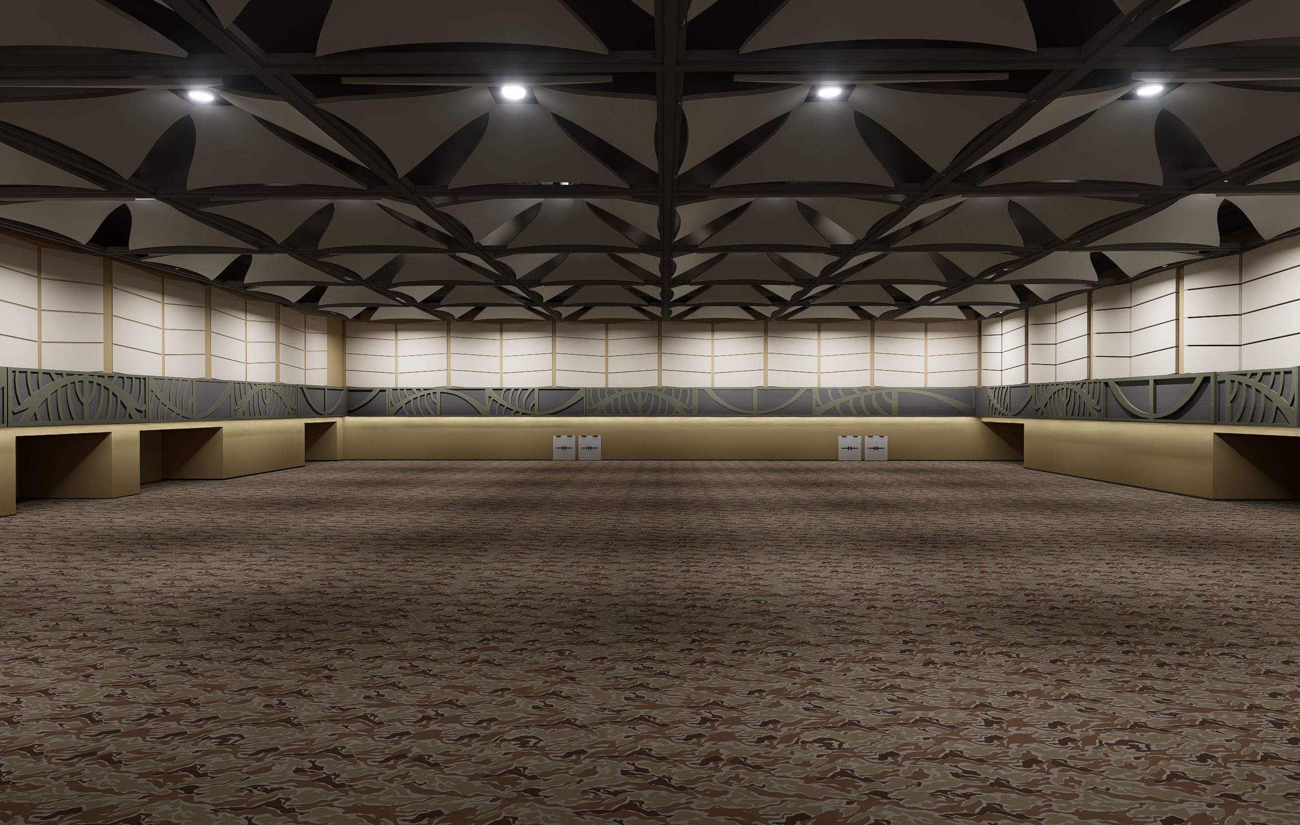 Convention Center Building 3D model_11