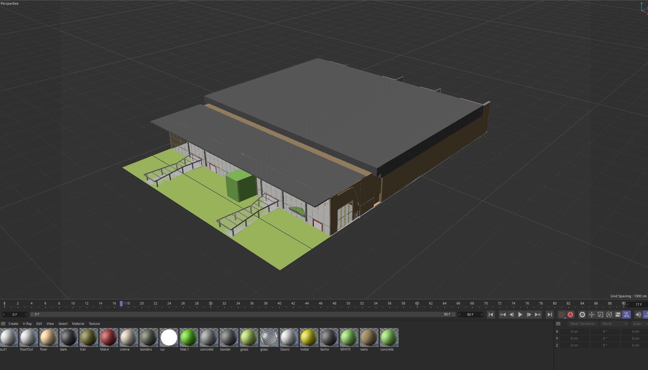 Convention Center Building 3D model_10
