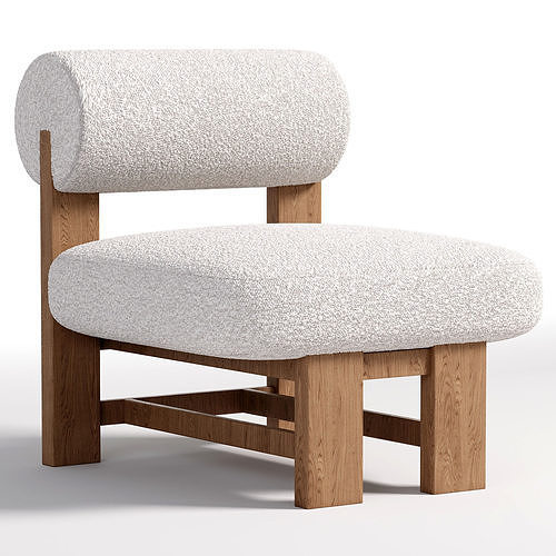 Malta Chair Piermont Sand 3D model