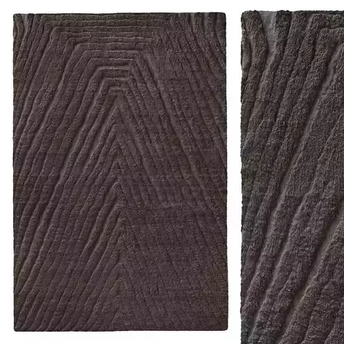 TARIFA WOOL RUG Mochaccino