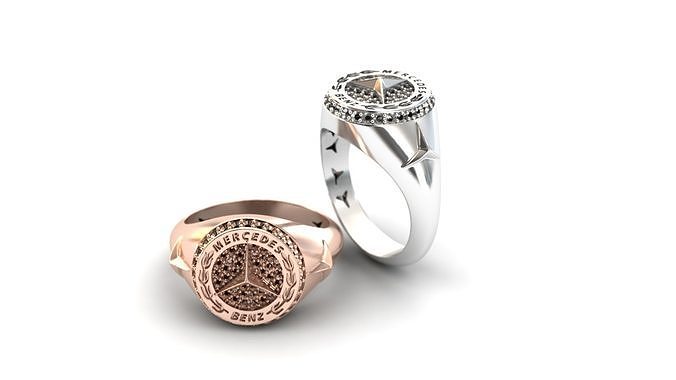 Mercedes Ring  3D print model