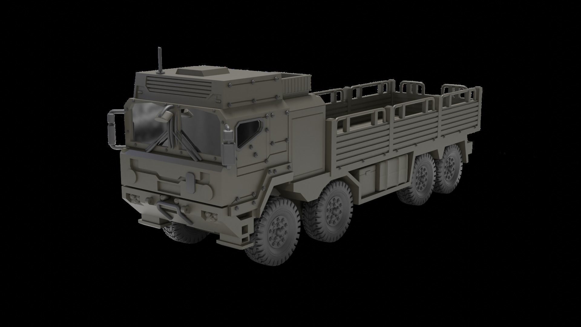 RMMV HX Military Truck 3D print model_1